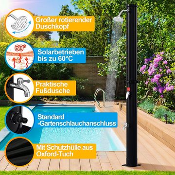 Randaco Solardusche Solardusche Rohr Pooldusche Deluxe Aussendusche Gartendusche Outdoor