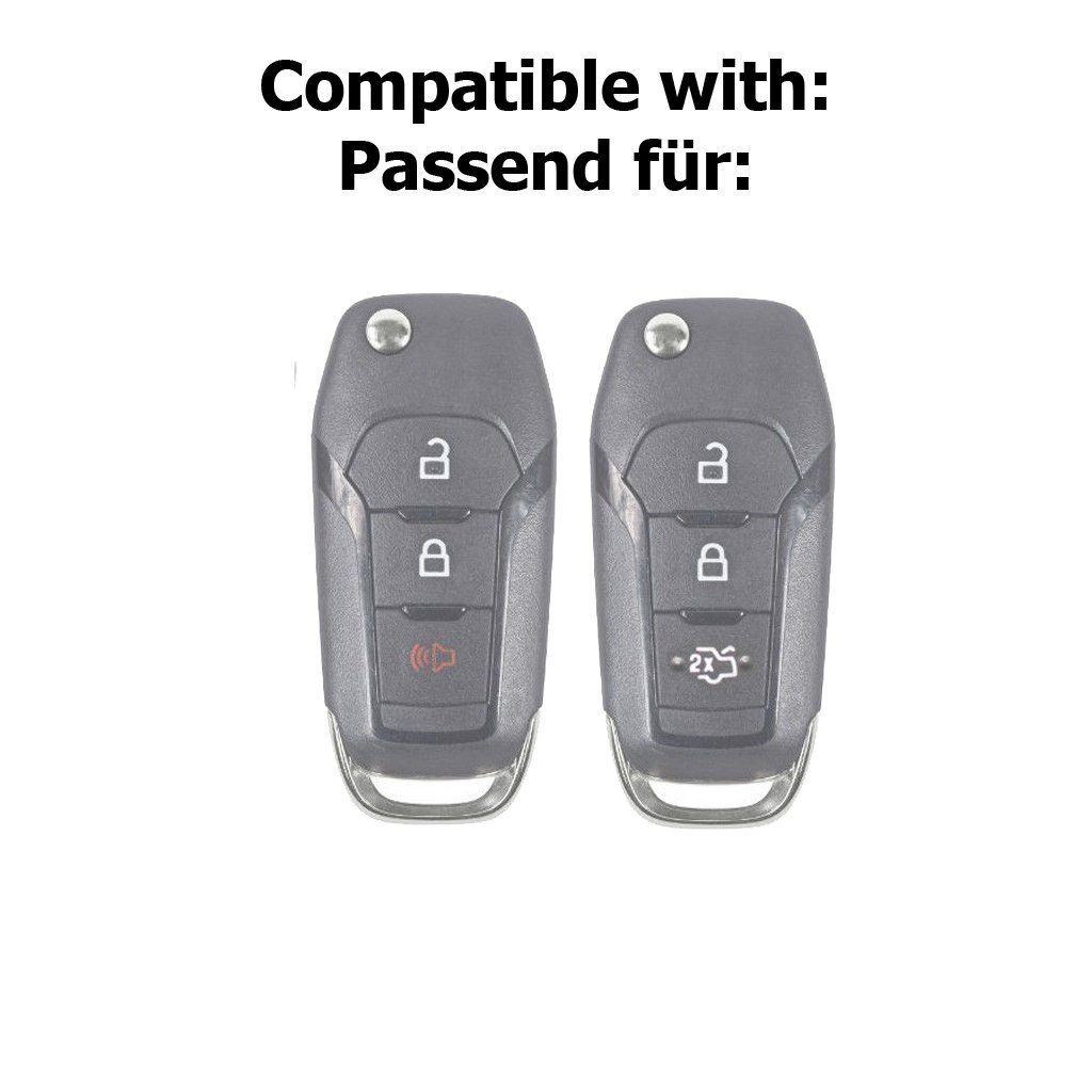 mt-key Schlüsseltasche Autoschlüssel Hardcover Schutzhülle Weiß, günstig online kaufen