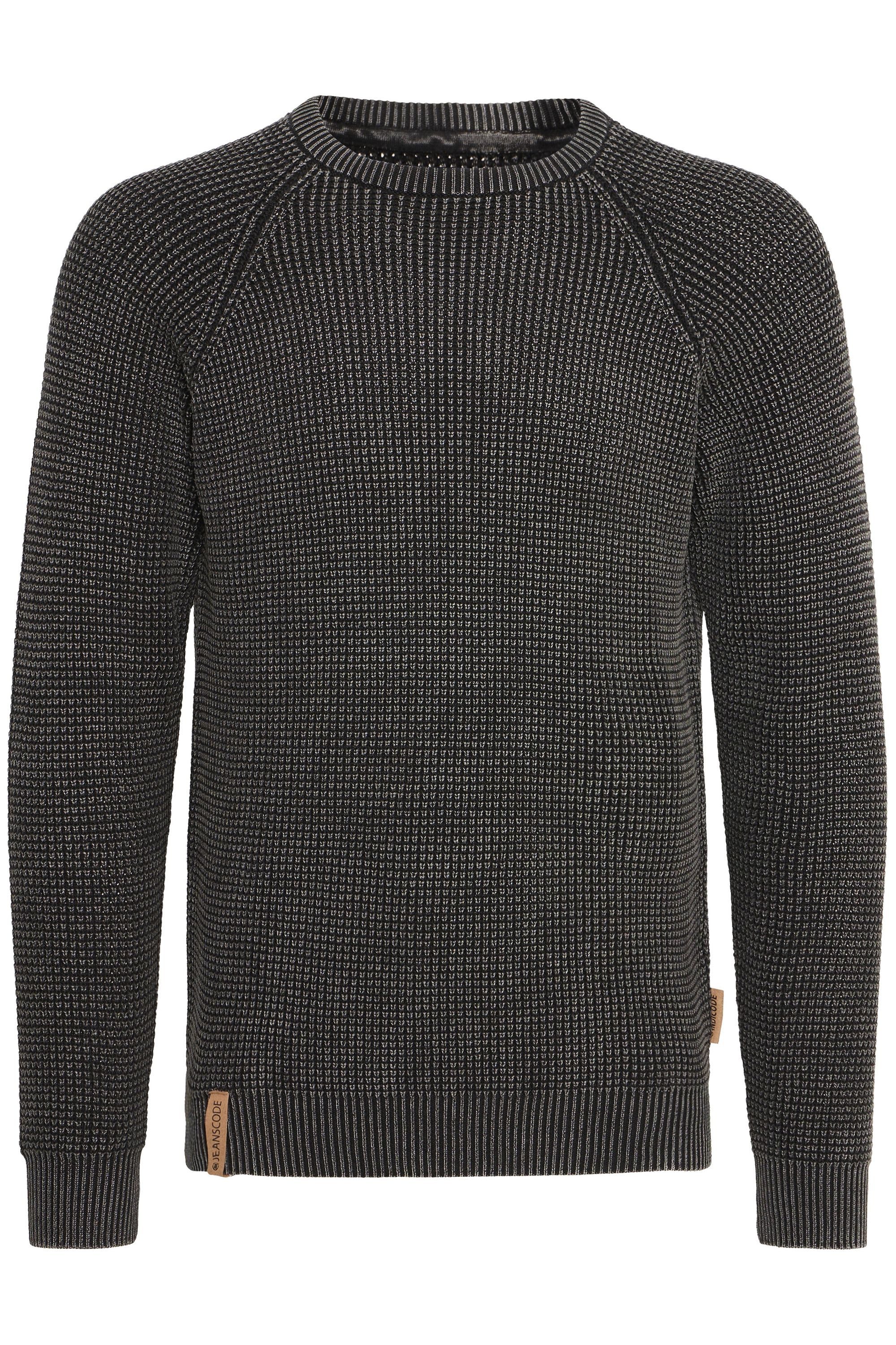 Indicode Strickpullover IDRockford Strickpulli in Waffelstrick-Optik günstig online kaufen