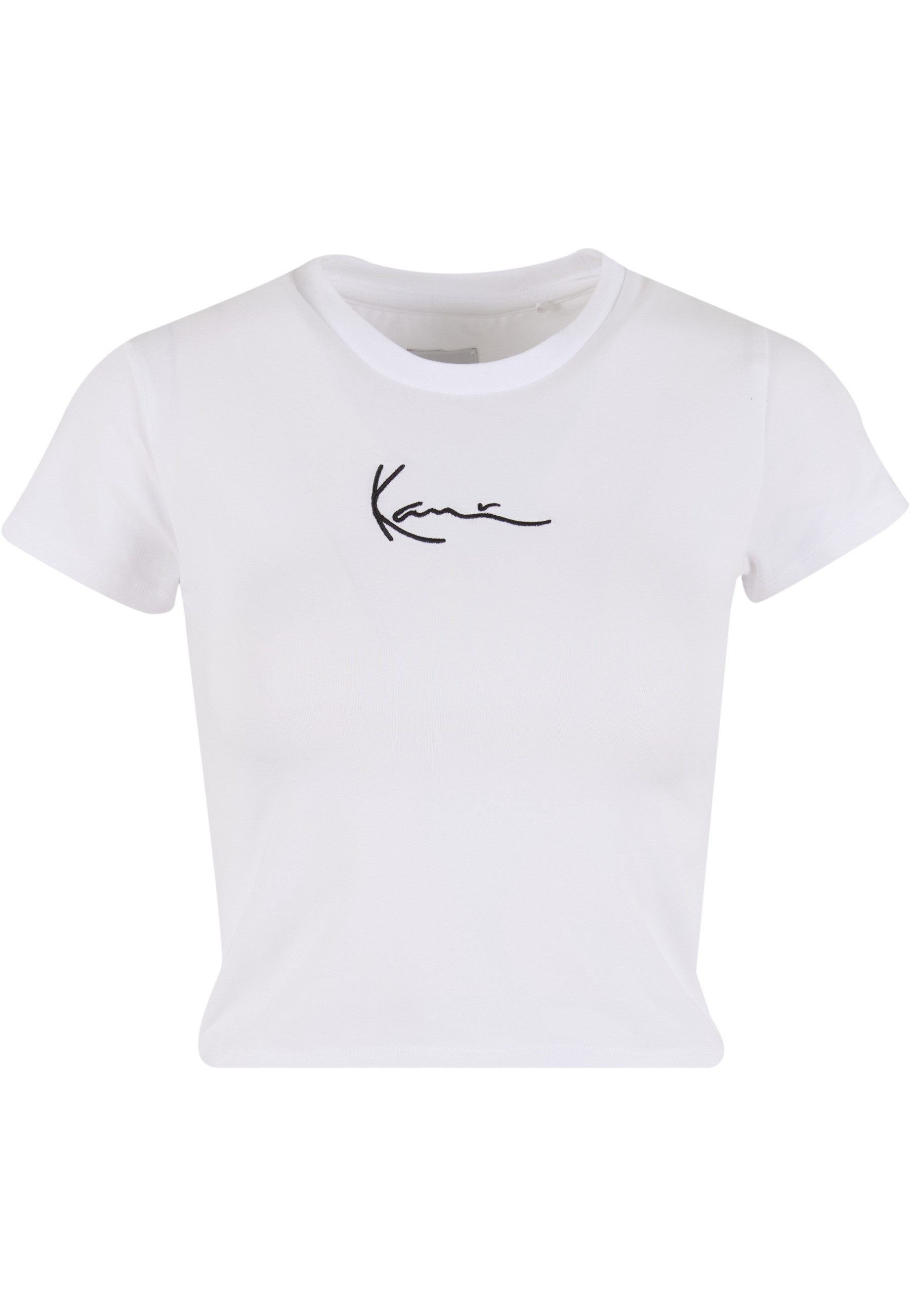 T-Shirt Karl Kani Damen KKWQ22002WHT KK Small Signature Short Tee