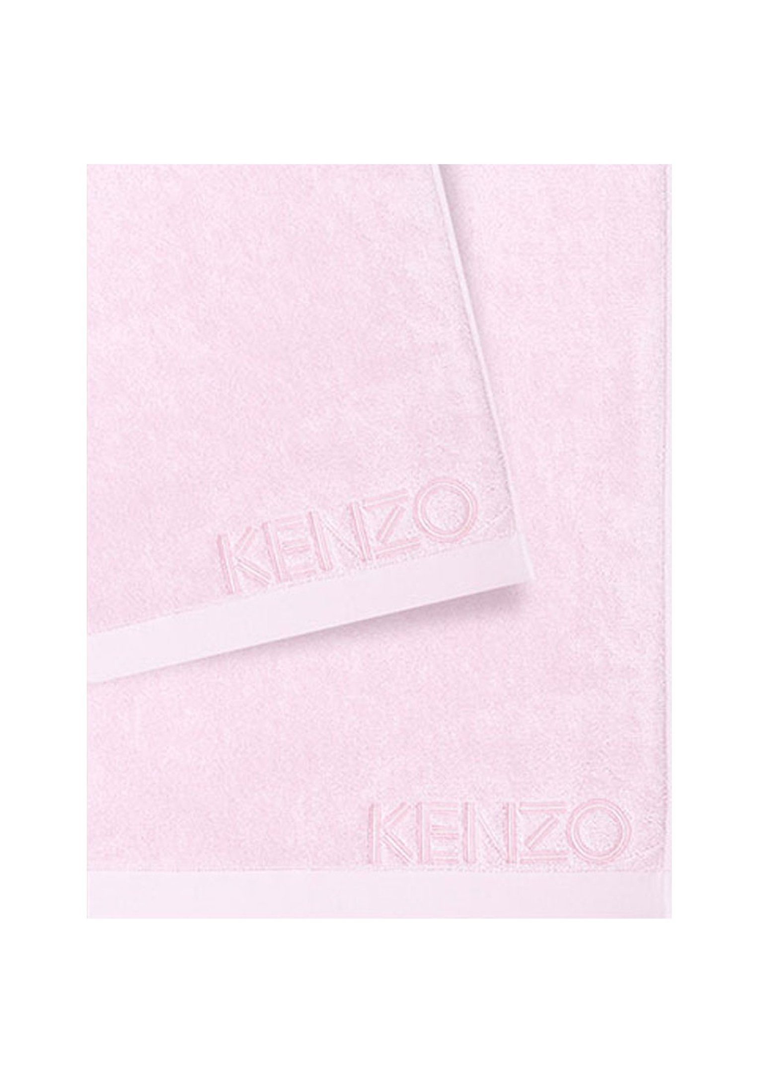 KENZO MAISON Gästehandtücher ICONIC (2tlg), mit 100% Baumwolle, ROSE Design klassischem