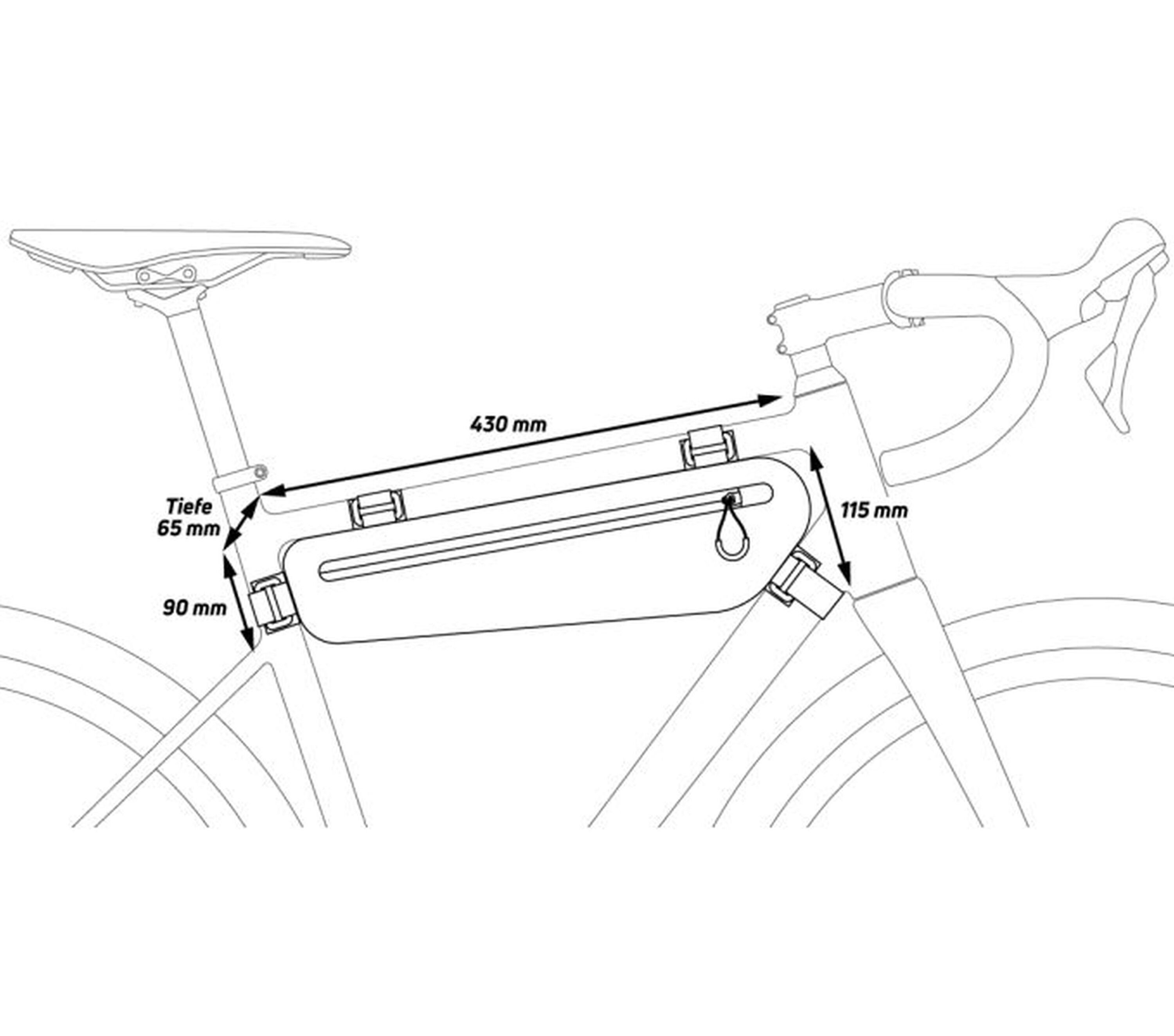 Zefal Rahmentasche, Rahmentasche Z Adventure C3