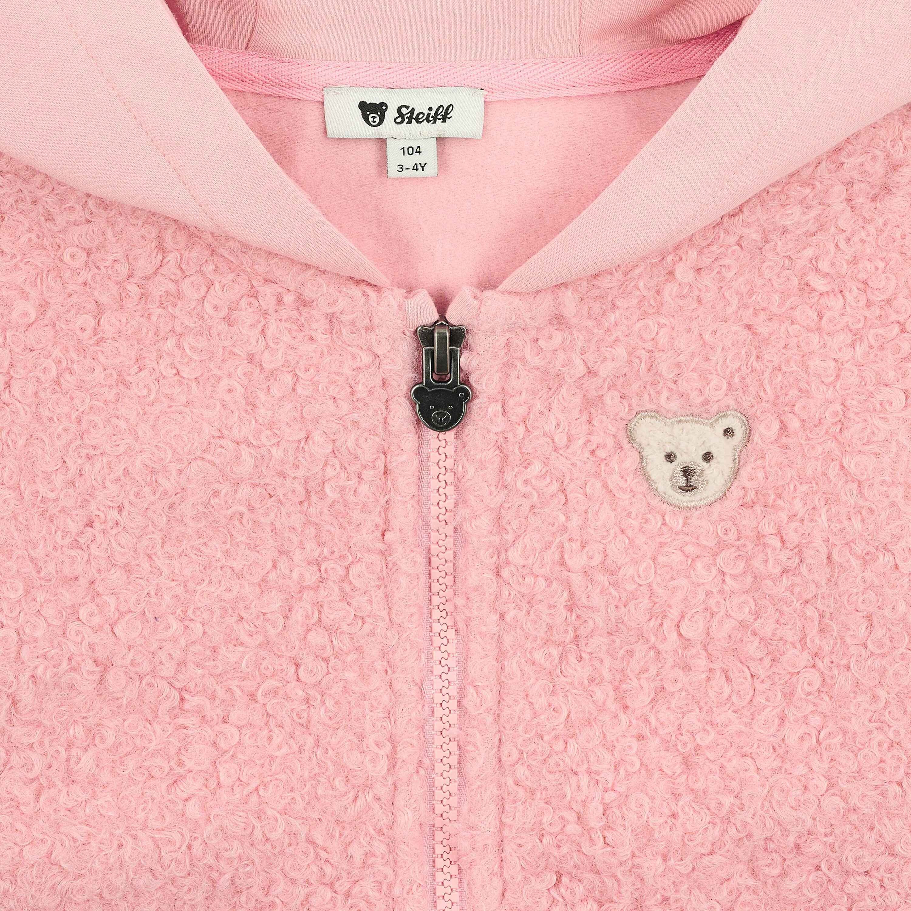 Steiff Sweatjacke Sweatjacke Winter Adventure, gefüttert