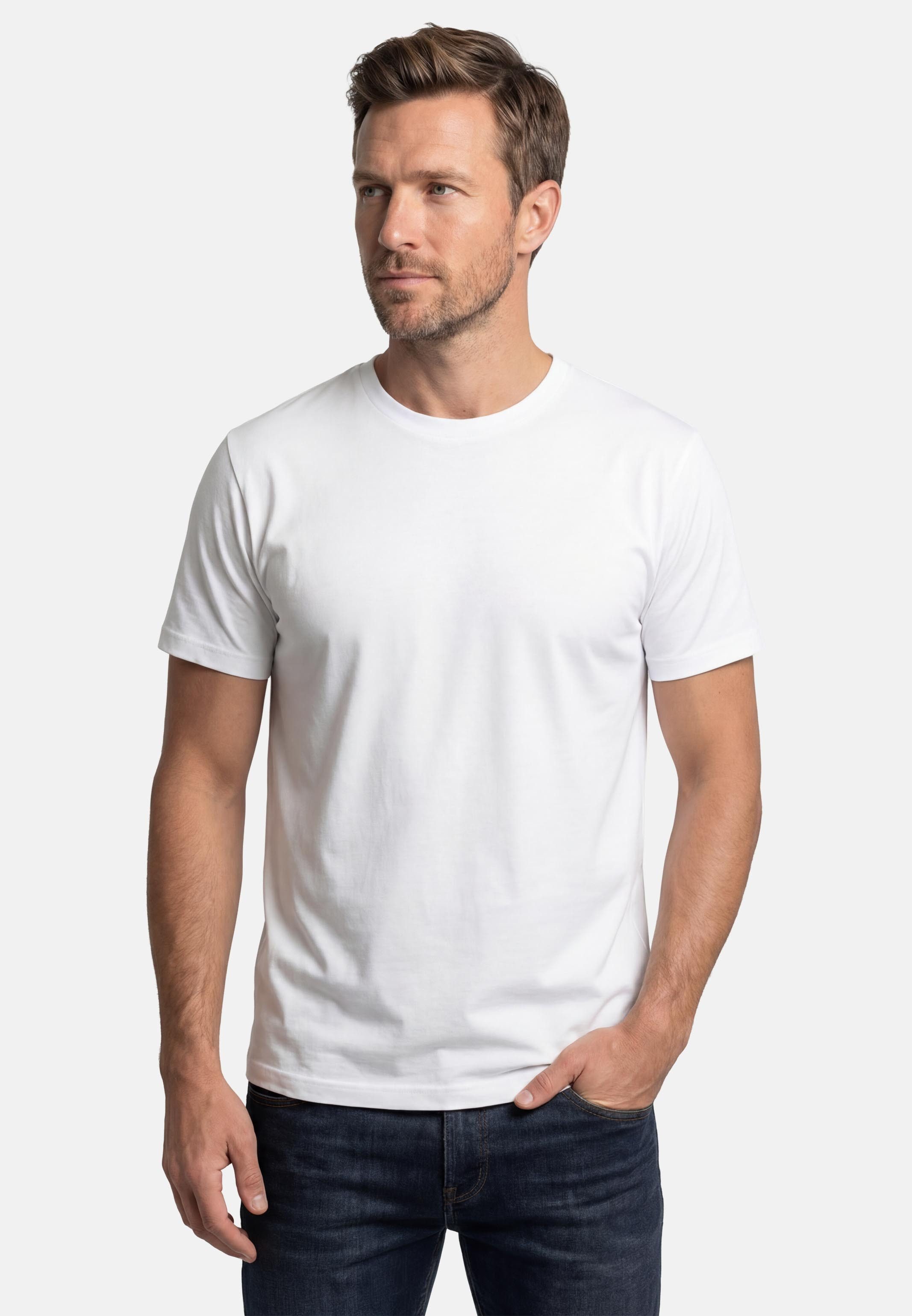 s.Oliver T-Shirt 5er Pack Basic (Spar-Set, 5-tlg) T-Shirt - Baumwolle - Atmungsaktiv - Weiche Jersey Qualität