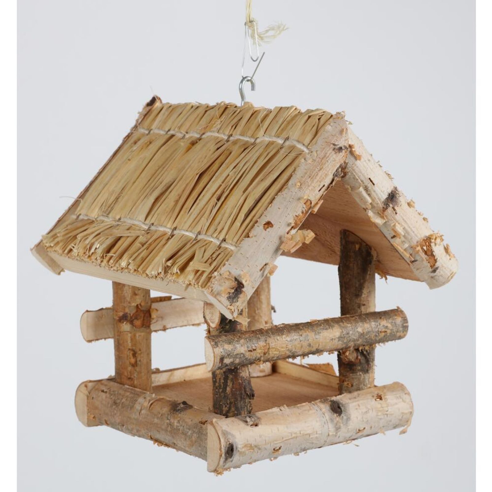 dobar Vogelhaus Vogelfutterhaus Spender Nuss Nahrung Winter Wildvögel Nüsse Streu
