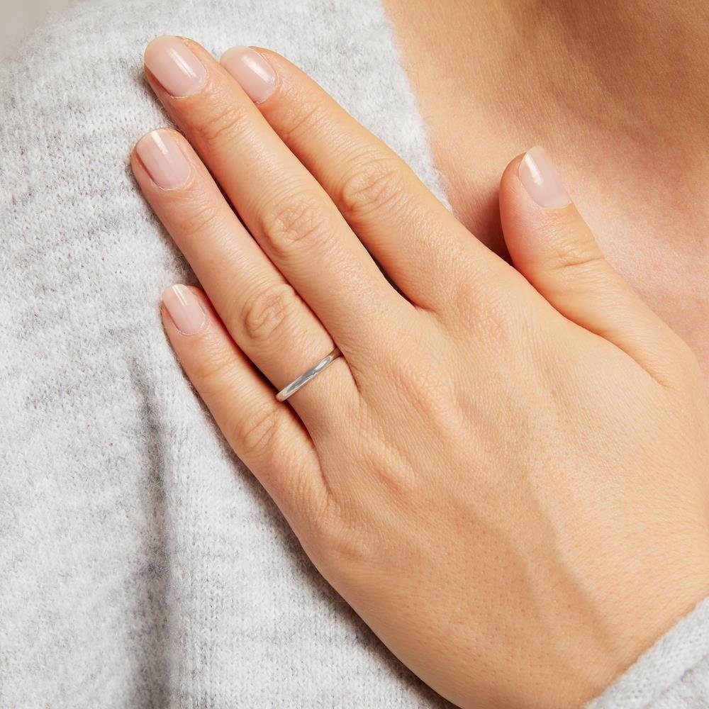 JEWLIX Goldring JEWLIX Ring aus 585er Weißgold (Größe: 58mm) günstig online kaufen