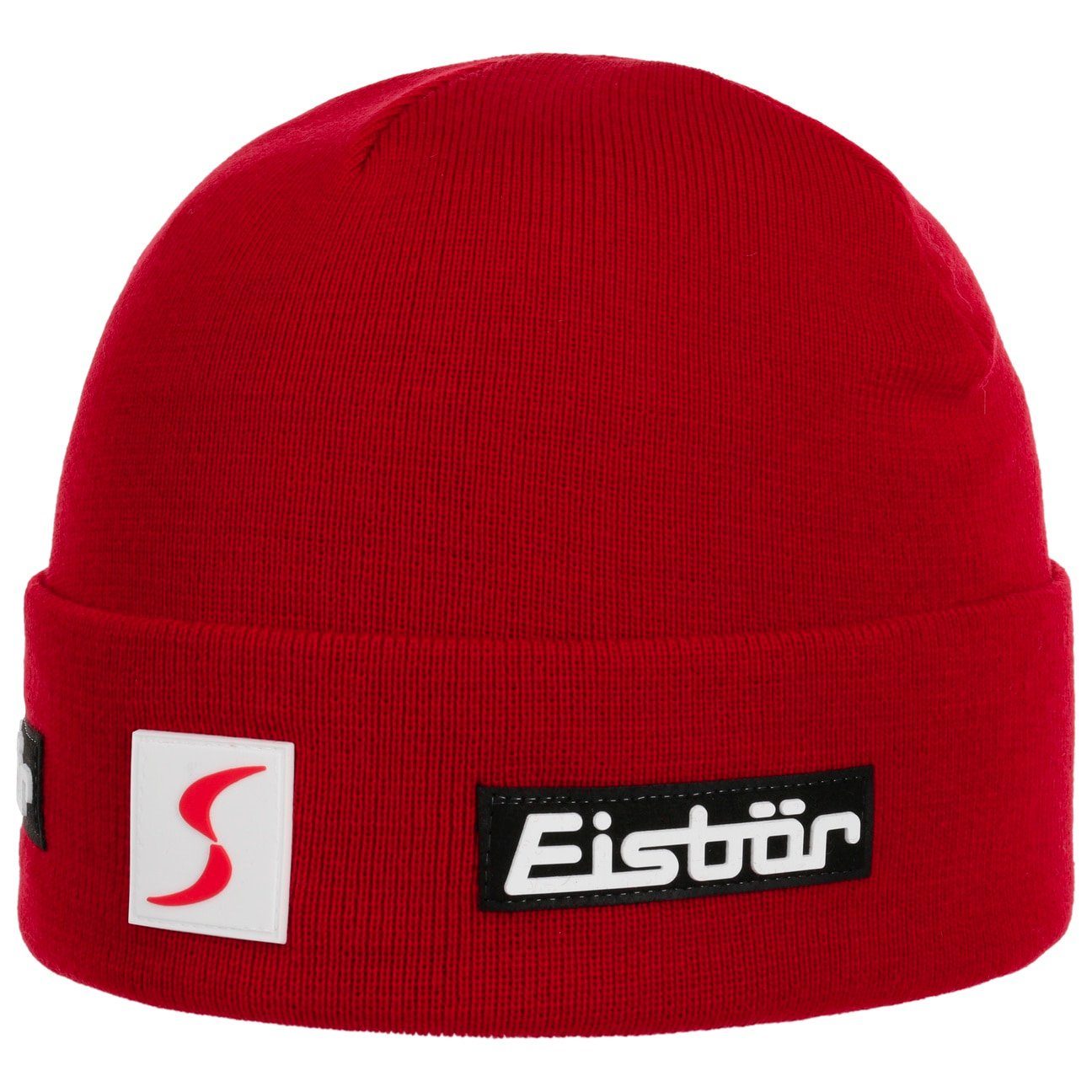 Eisbär Beanie (1-St) Strickmütze mit Umschlag, Made in the EU