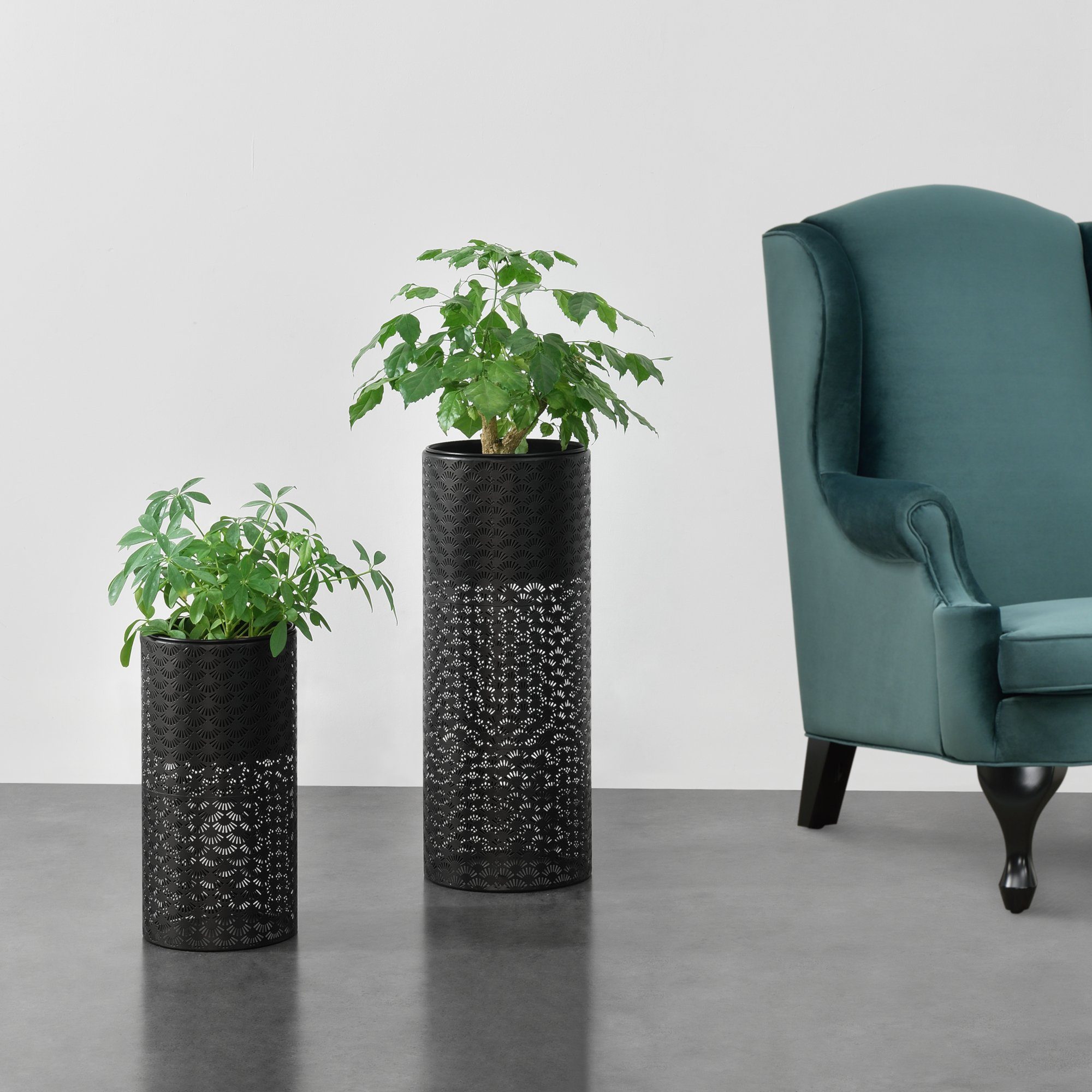en.casa Blumenständer (2 St), Virton Blumenkübel günstig online kaufen