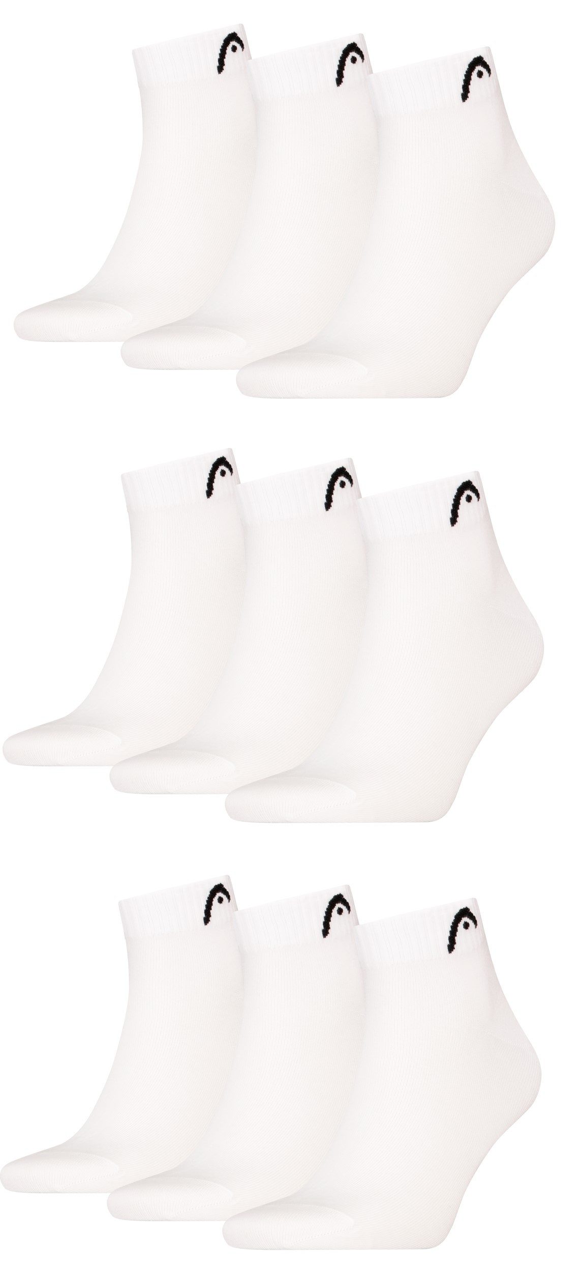 Sportsocken HEAD Herren Quarter Sport Socken All Sport 9P