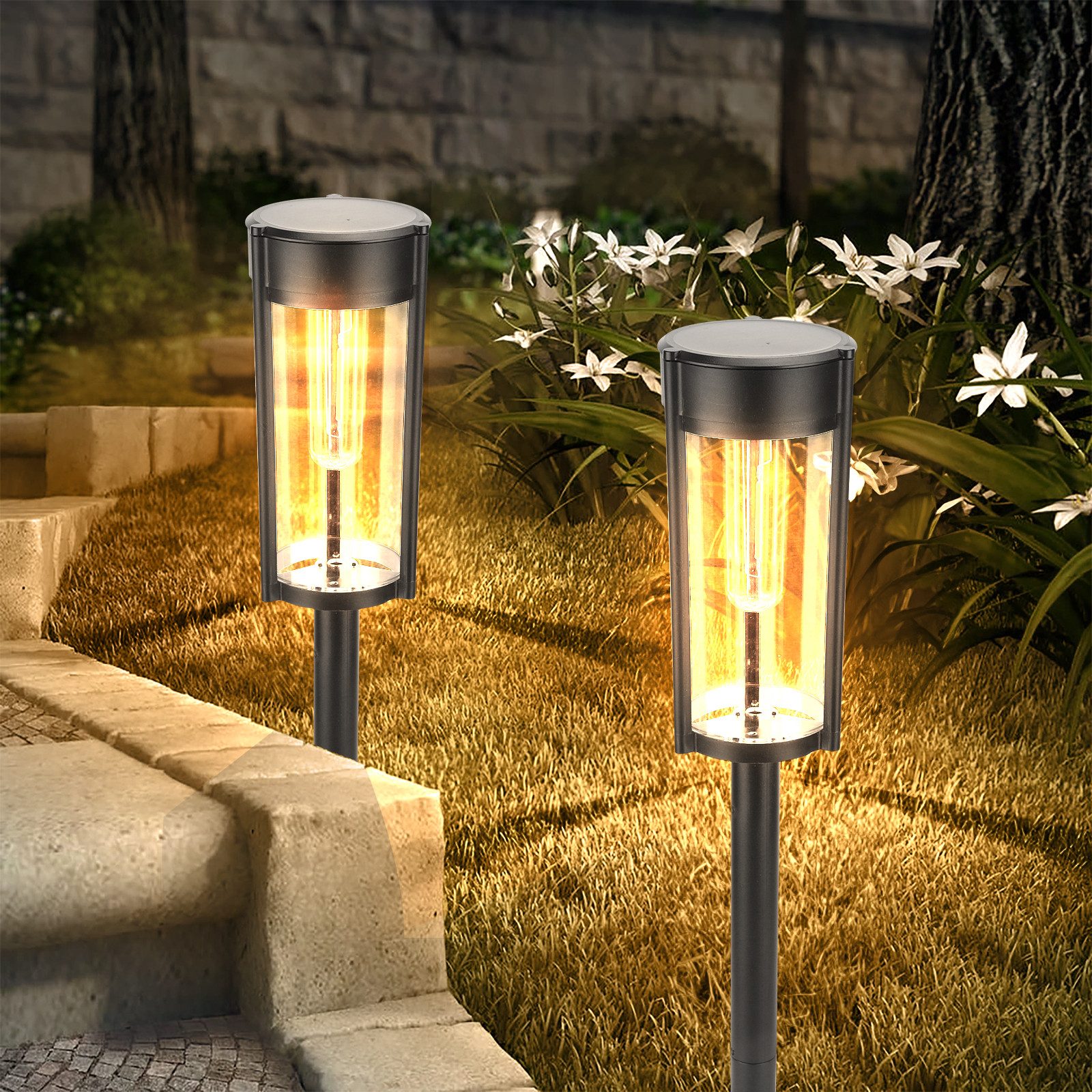 BlingBin LED Solarleuchte Garten Solarleuchten FüR günstig online kaufen
