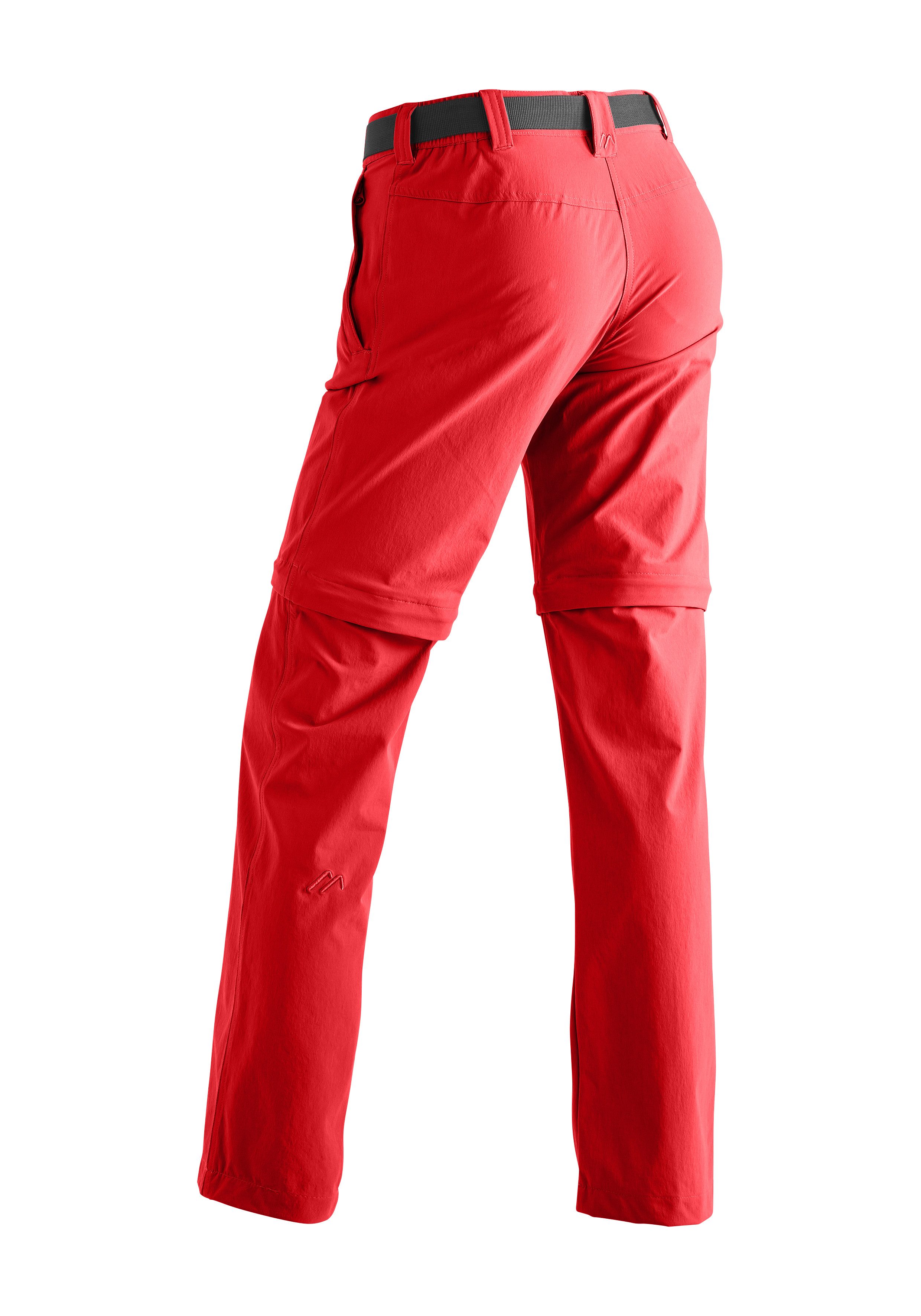Maier Sports Outdoorhose Nata 2 Damen Zip-Off Wanderhose, atmungsaktive Trekkinghose, Regular Fit