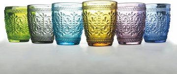 Villa d'Este Gläser-Set Imperial Kora Light, Glas, Wassergläser-Set, 6-teilig, Inhalt 295 ml