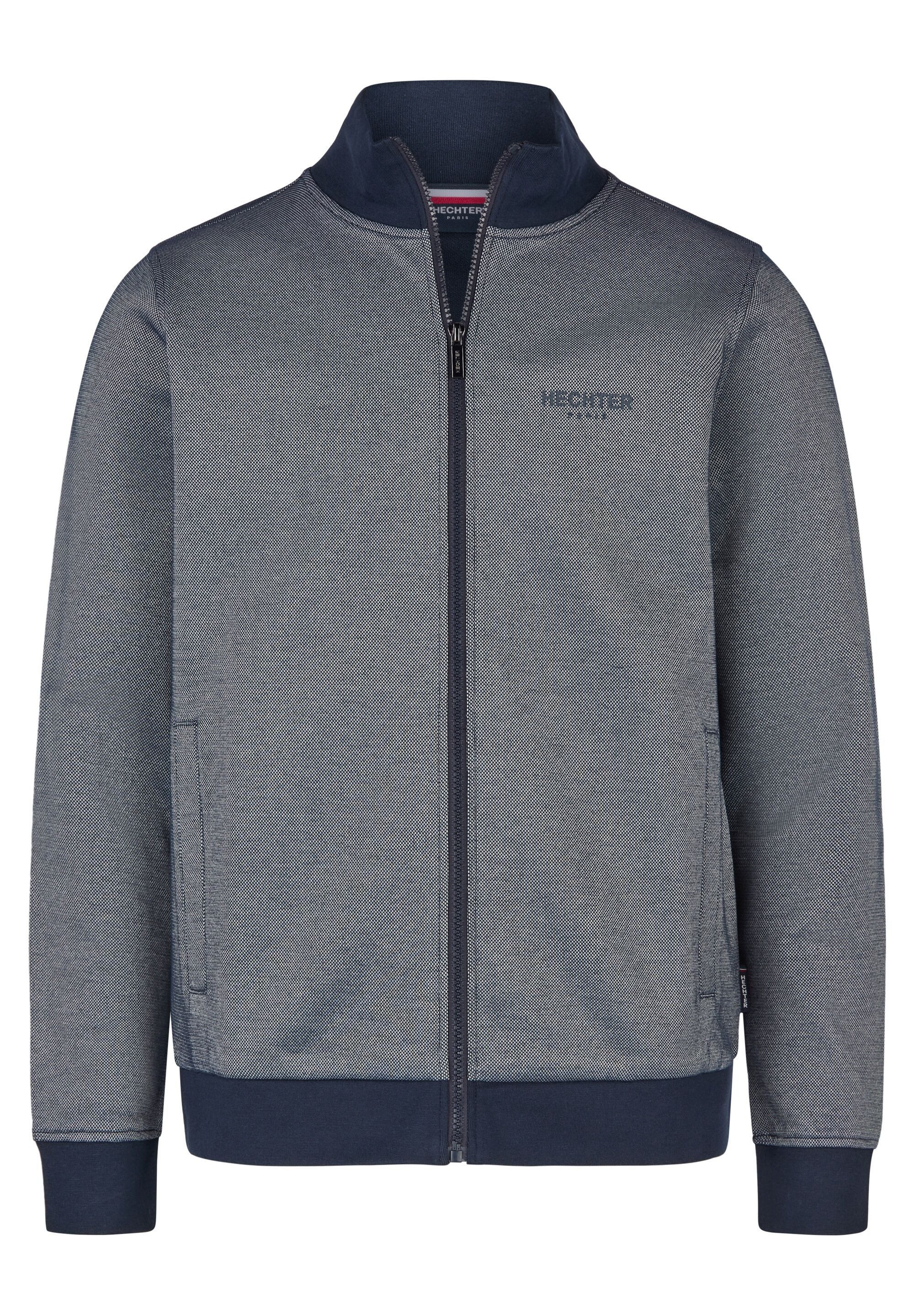 HECHTER PARIS Funktionsjacke (1-St) Interlock-Piqué, gesticktes Logo
