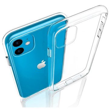 CoolGadget Handyhülle Transparent Ultra Slim Case für Apple iPhone 11 6,1 Zoll, Silikon Hülle Dünne Schutzhülle für iPhone 11 Hülle