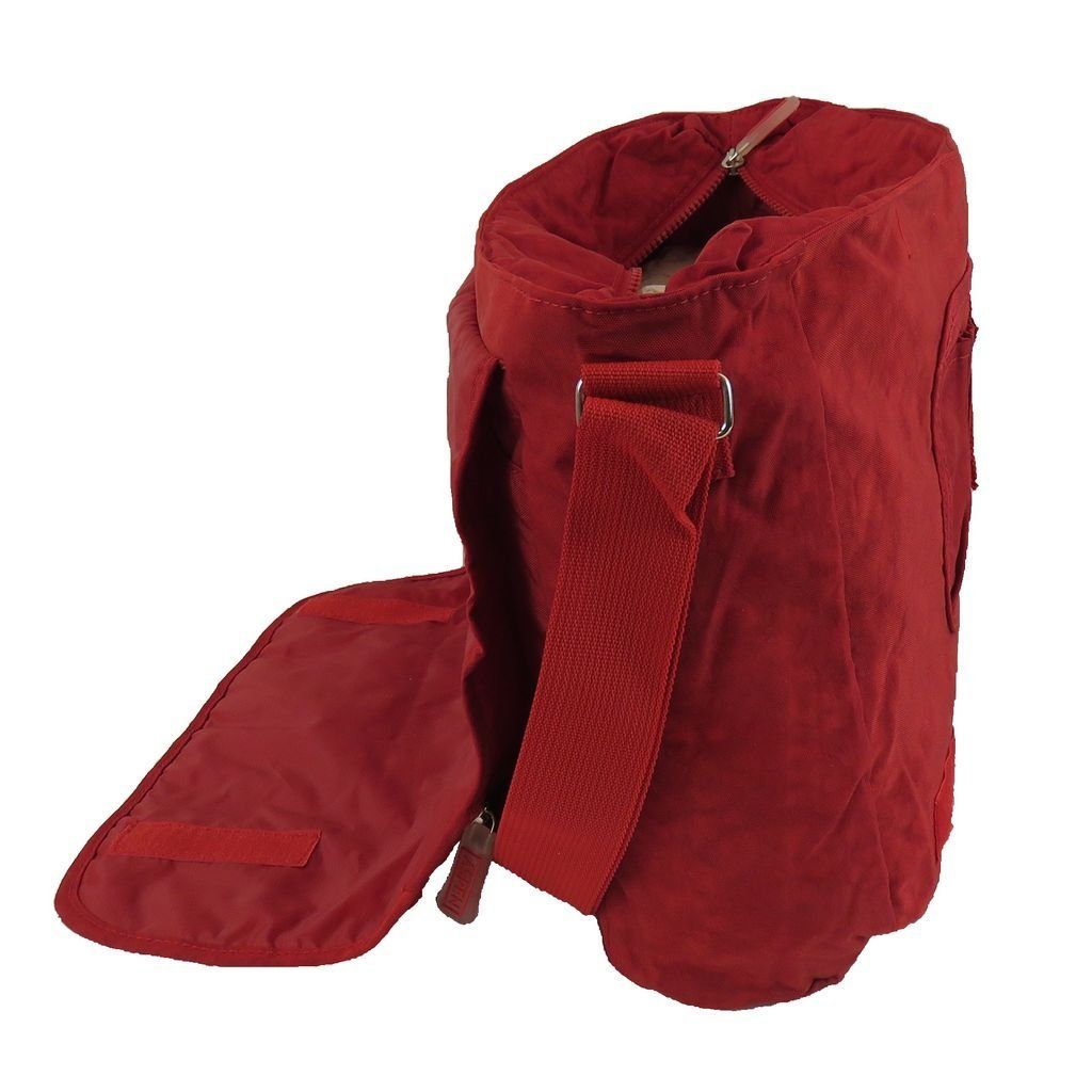 Damen Crincle Tasche Pavini Nylon Überschlagtasche Pavini Umhängetasche Aspen 21129 rot Umhängetasche