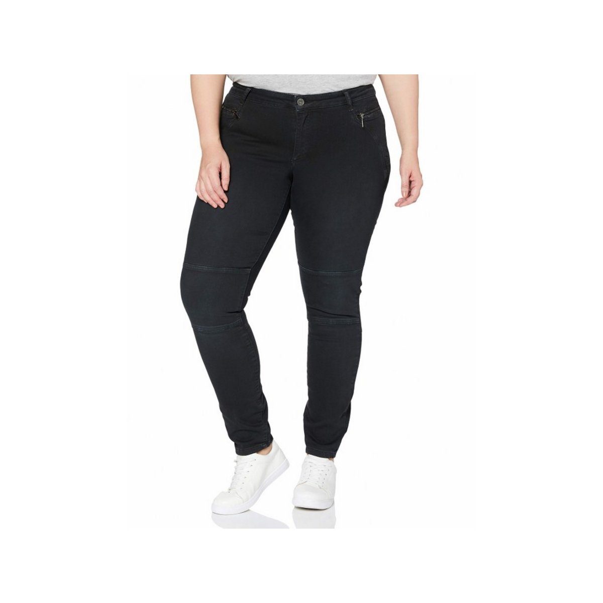 MORE&MORE 5-Pocket-Jeans uni (1-tlg) | Straight-Fit Jeans