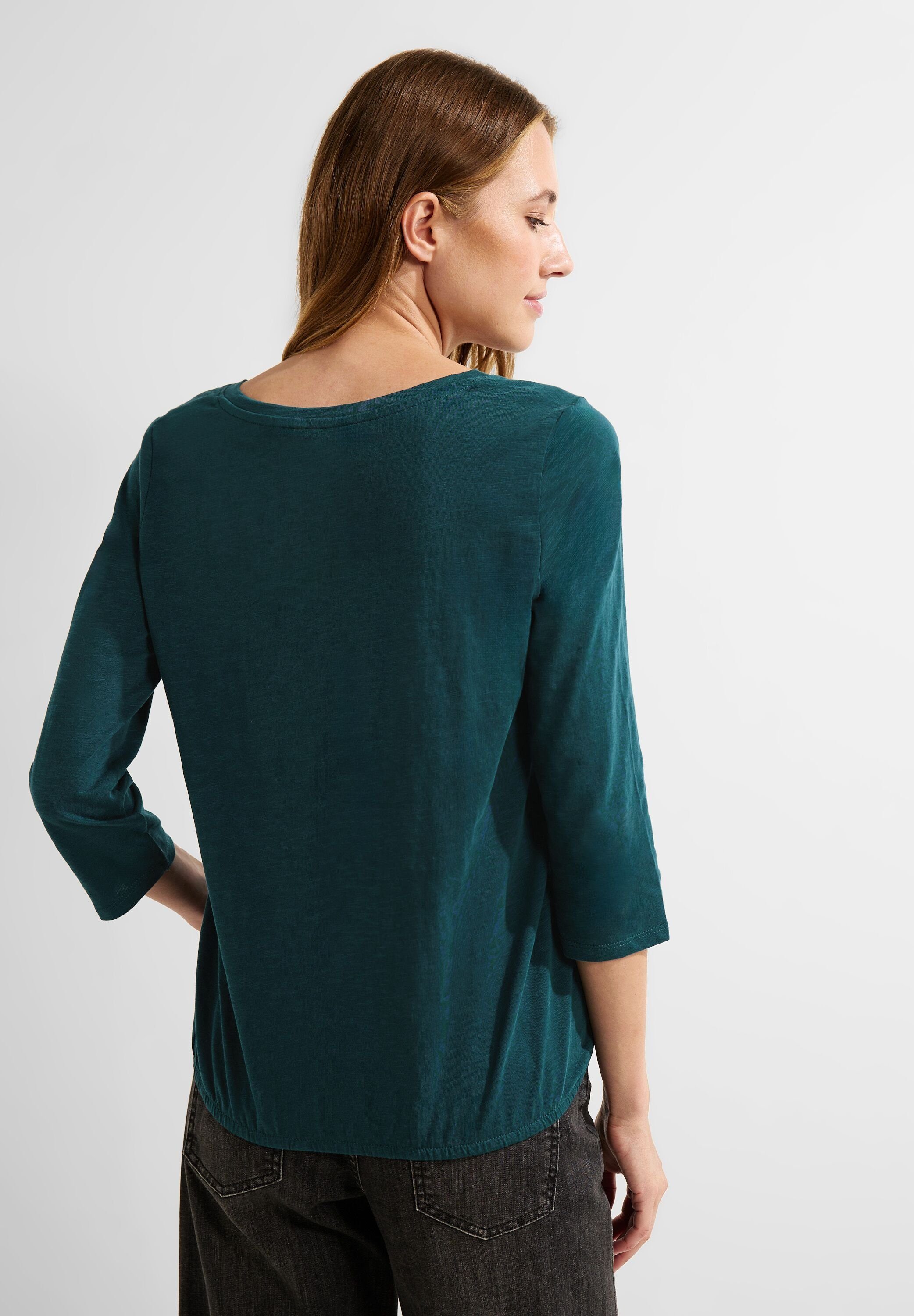 mit Cecil 3/4 3/4-Arm-Shirt deep Ärmeln lake green