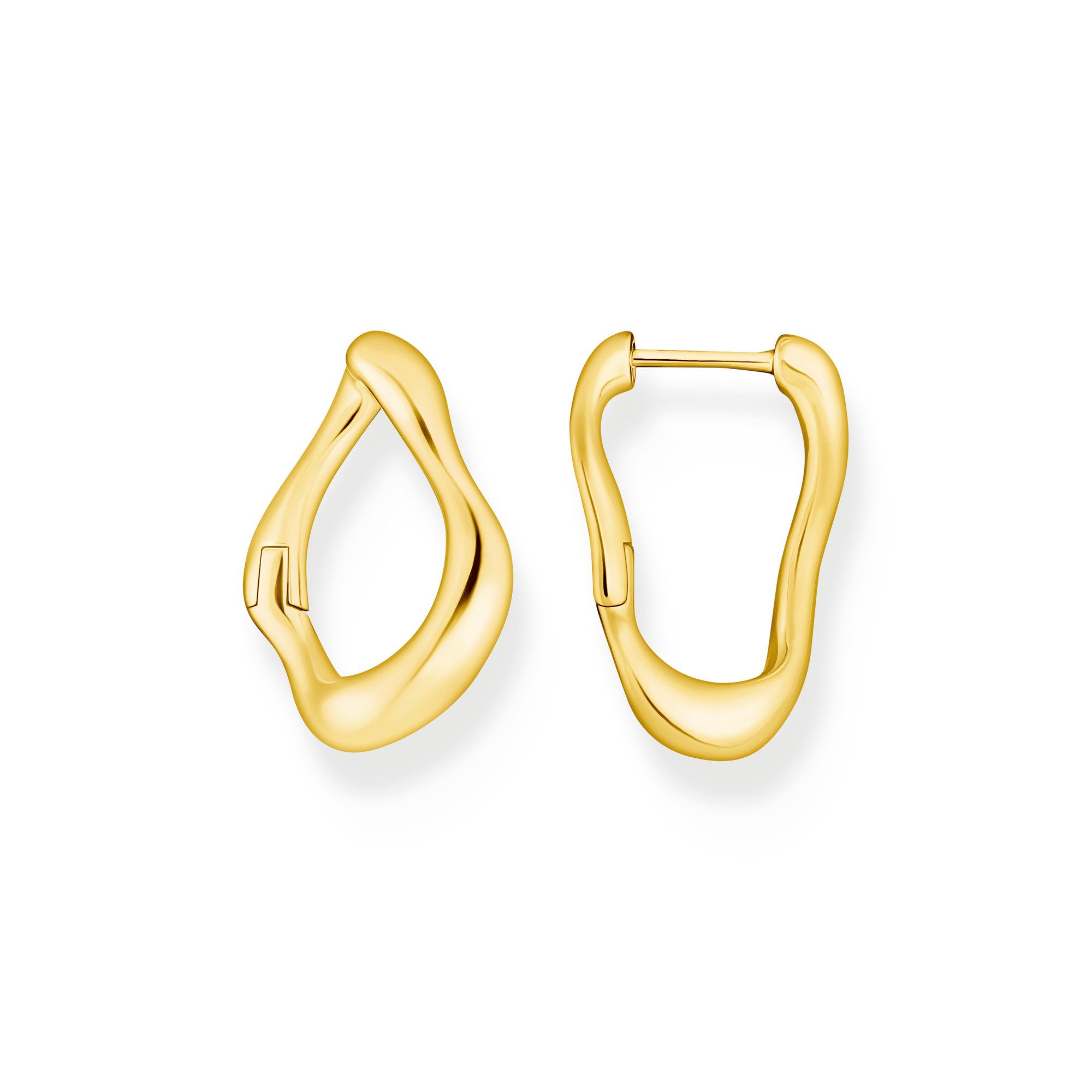 Paar Creolen Natural Beauty Creolen klein, Bold Elegance