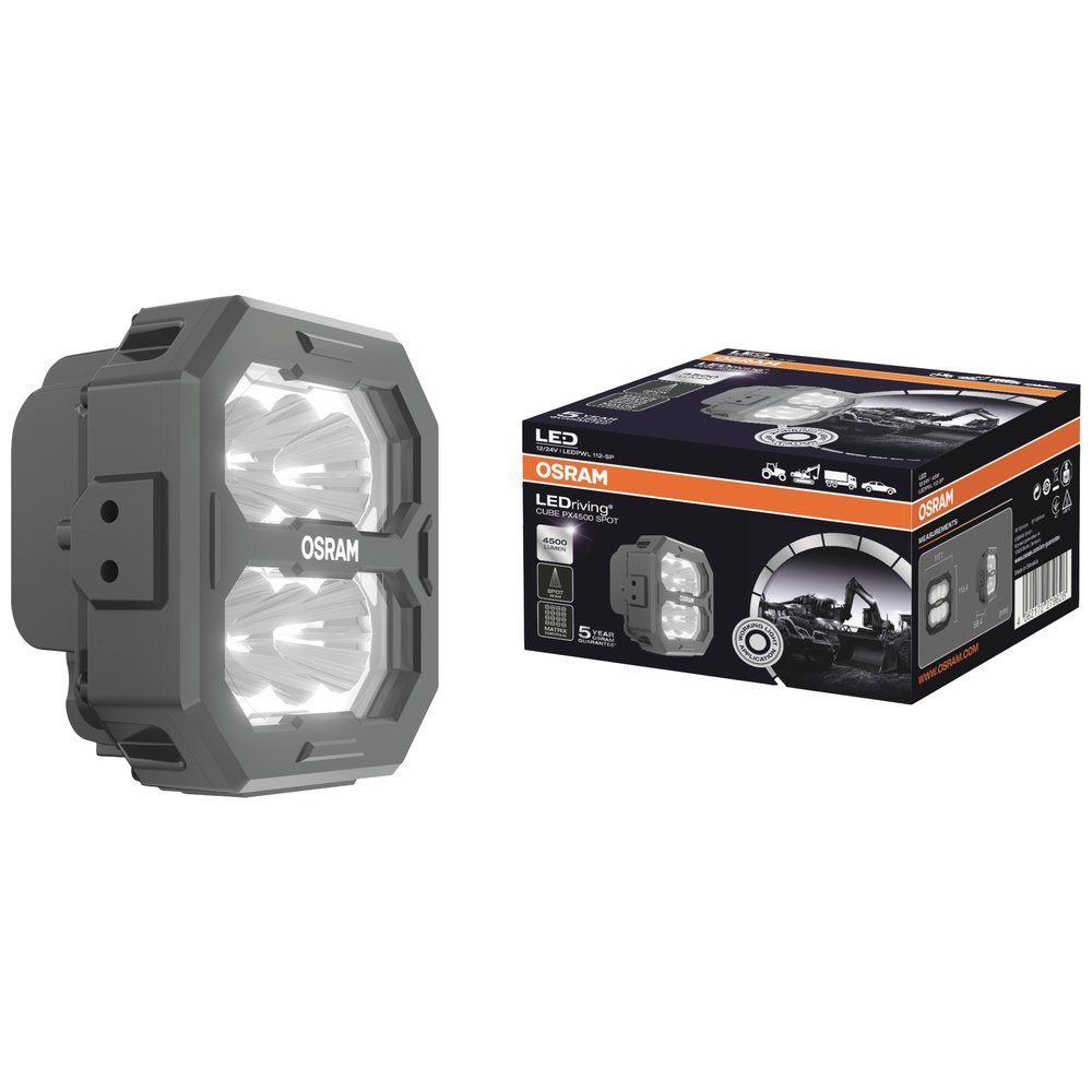 Osram Arbeitsleuchte Osram Automotive Arbeitsscheinwerfer 12 V, 24 V LEDriving® Cube PX4500