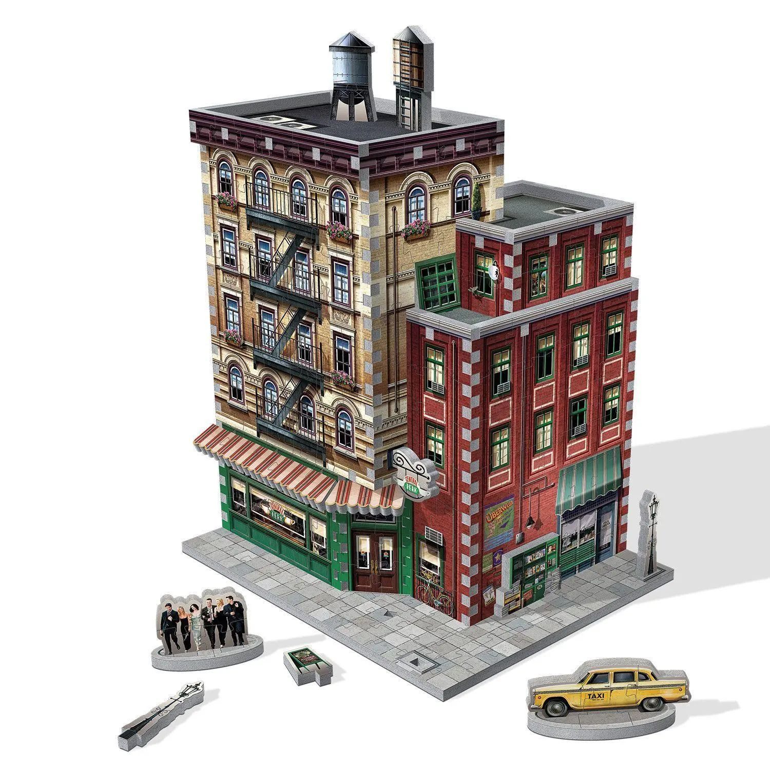 JH-Products Puzzle Friends - Central Perk (440 Teile) - 3D-Puzzle, 440 Puzzleteile