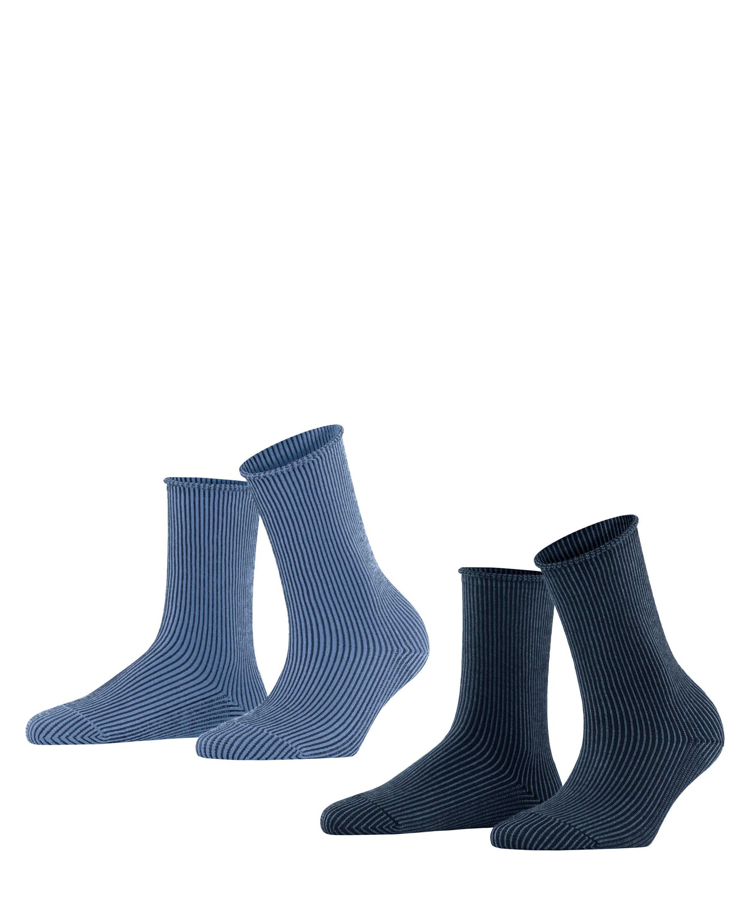 Esprit Socken Vertical Stripe 2-Pack (2-Paar) sortiment (0040)