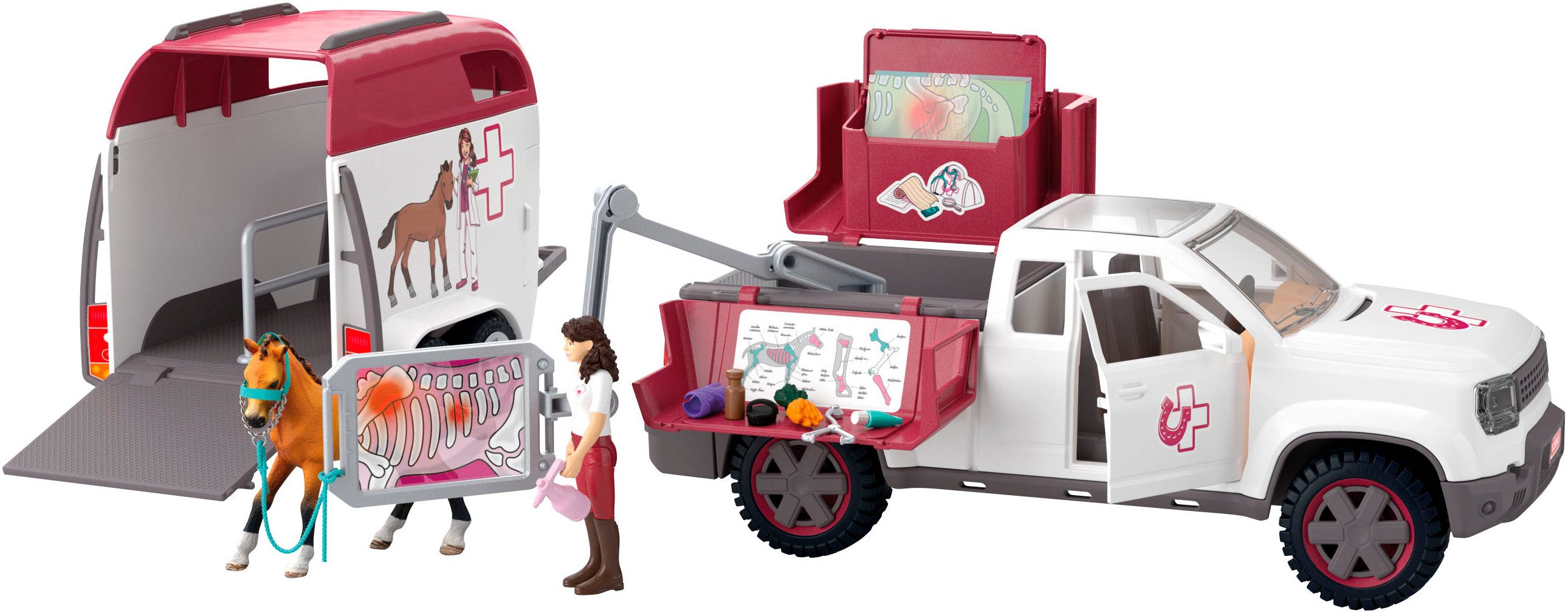 Schleich® Spielzeug-Auto HORSE CLUB, Mobile Tierärztin günstig online kaufen