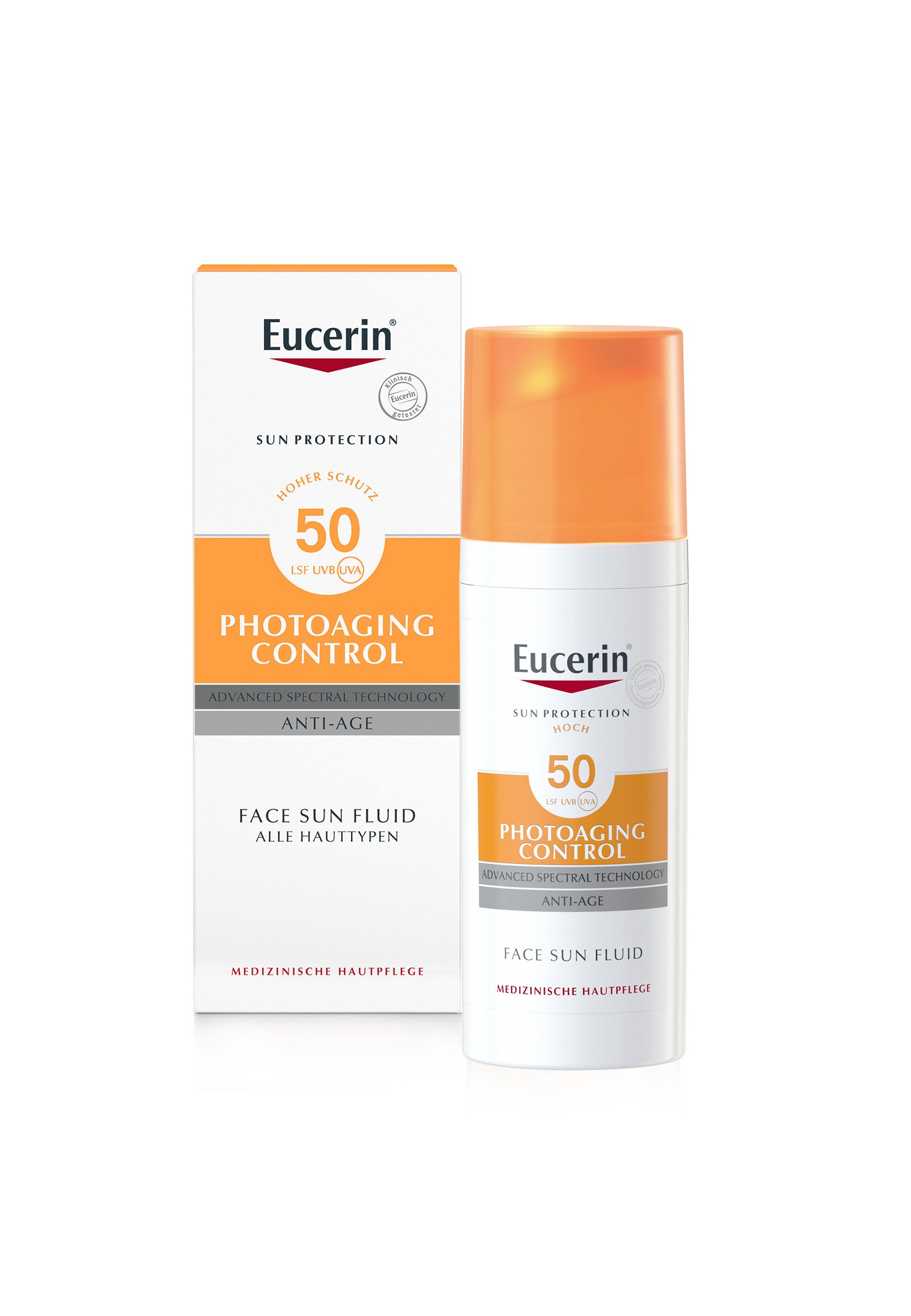 Eucerin Gesichtspflege Sun Photoaging Control Face Fluid LSF 50, 1-tlg.