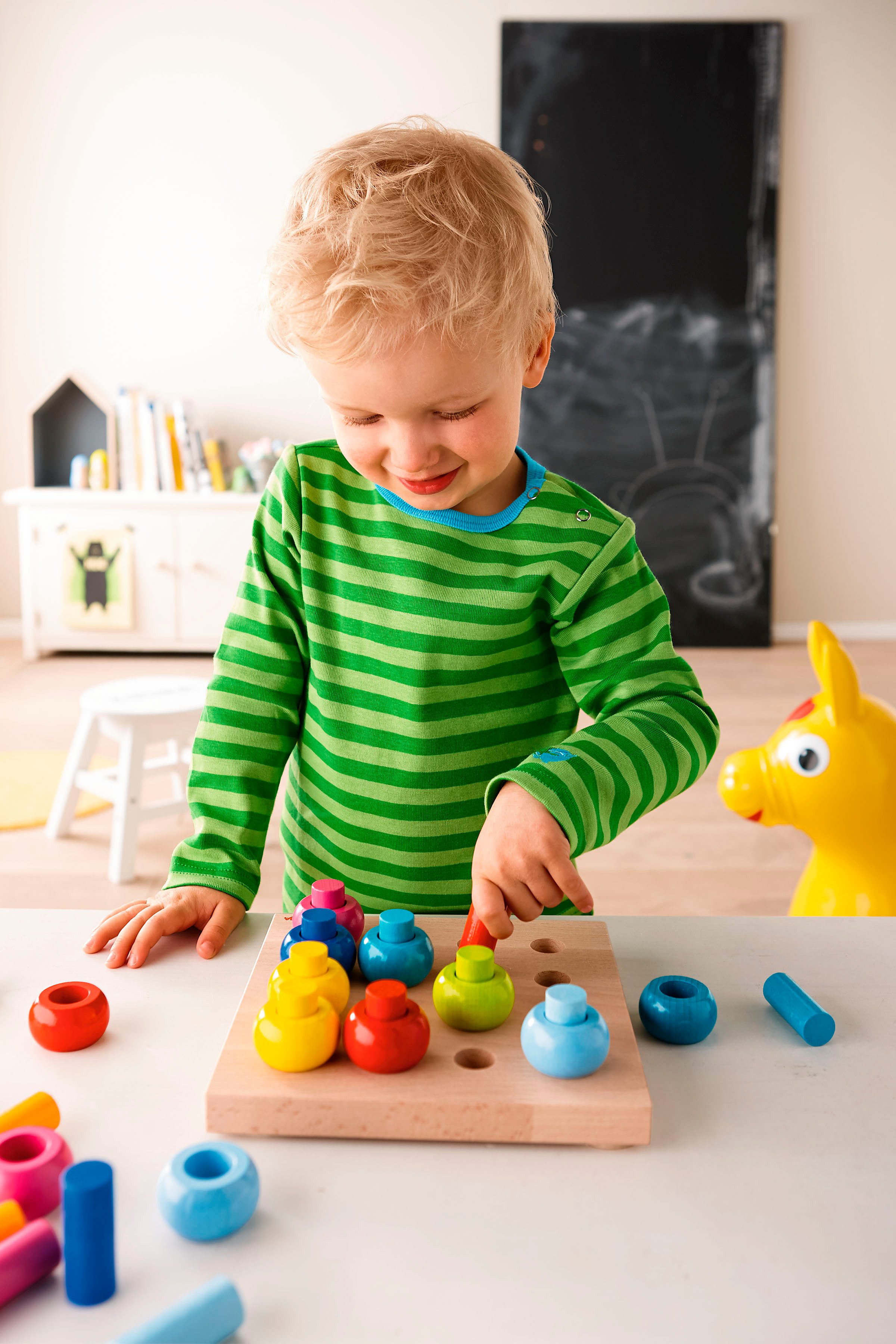 Haba Steckspielzeug Farbkringel, Made in Germany