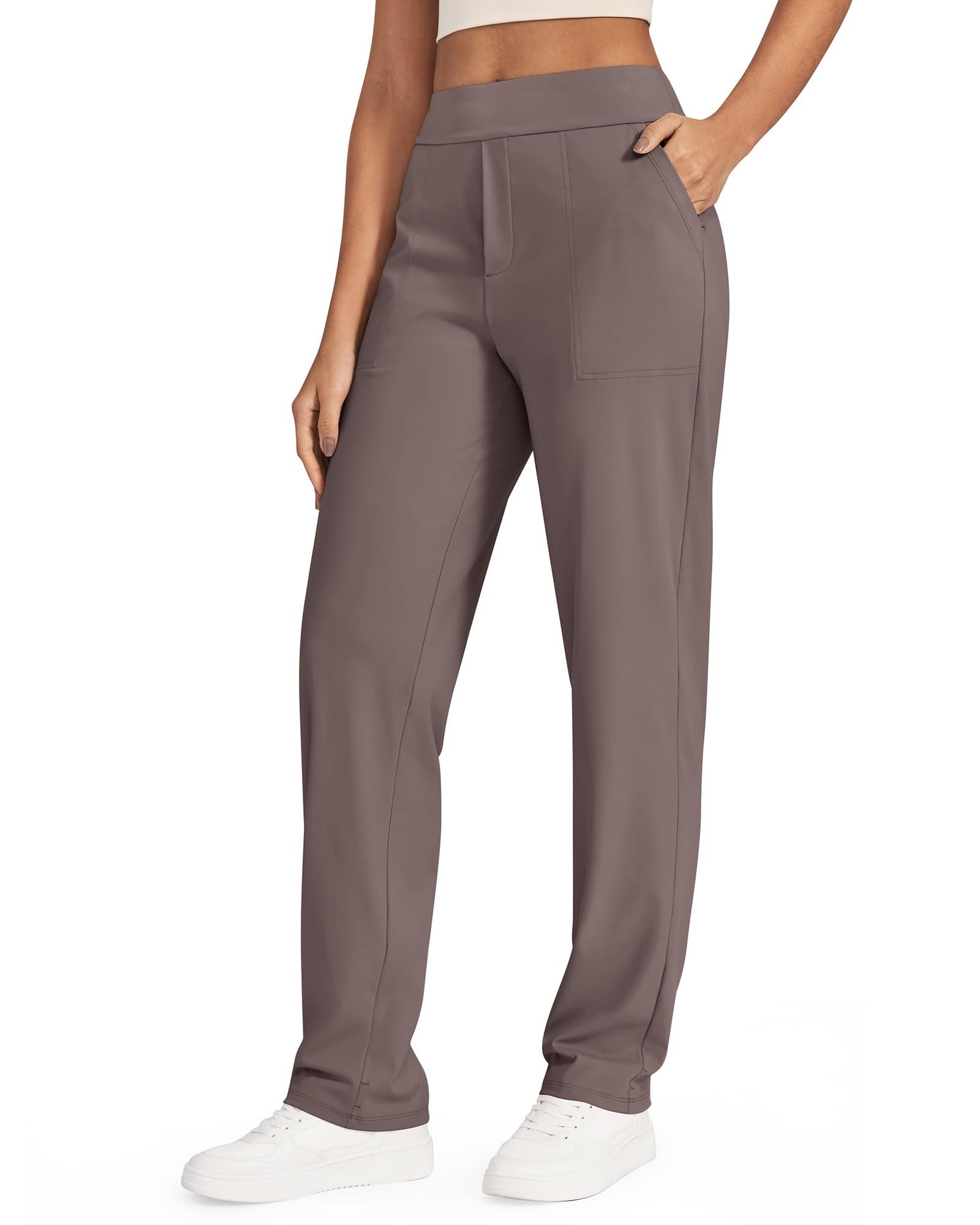 G4Free Jogginghose Damen Yogahose gerades Bein Stoffhosen hohe Taille Joggi günstig online kaufen