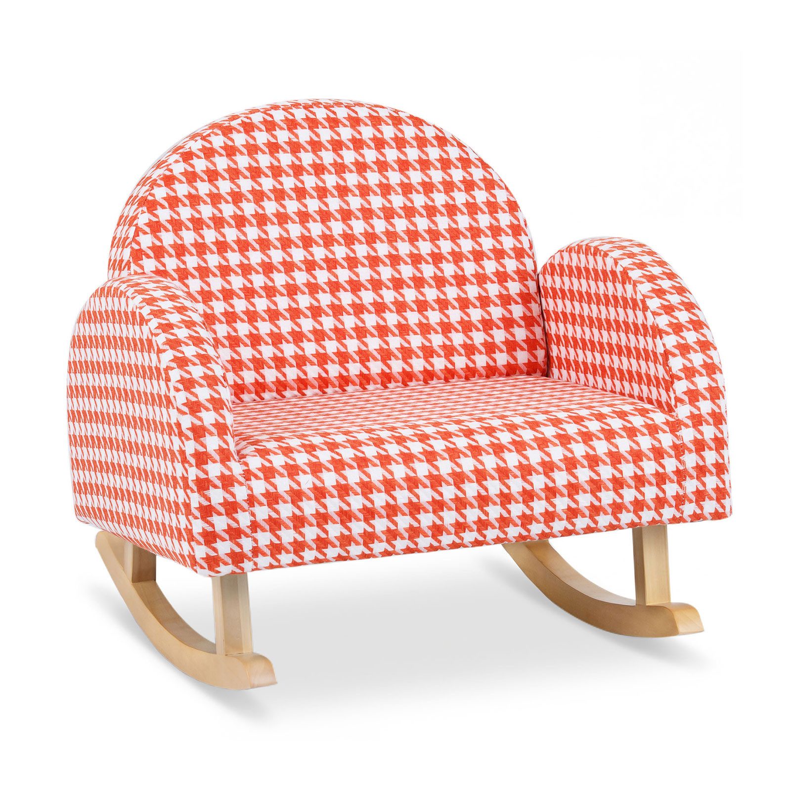 COSTWAY Kindersofa Schaukelsessel für Kinderzimmer, Kindersofa mit schlaffunktion, Kindersessel gepolstert