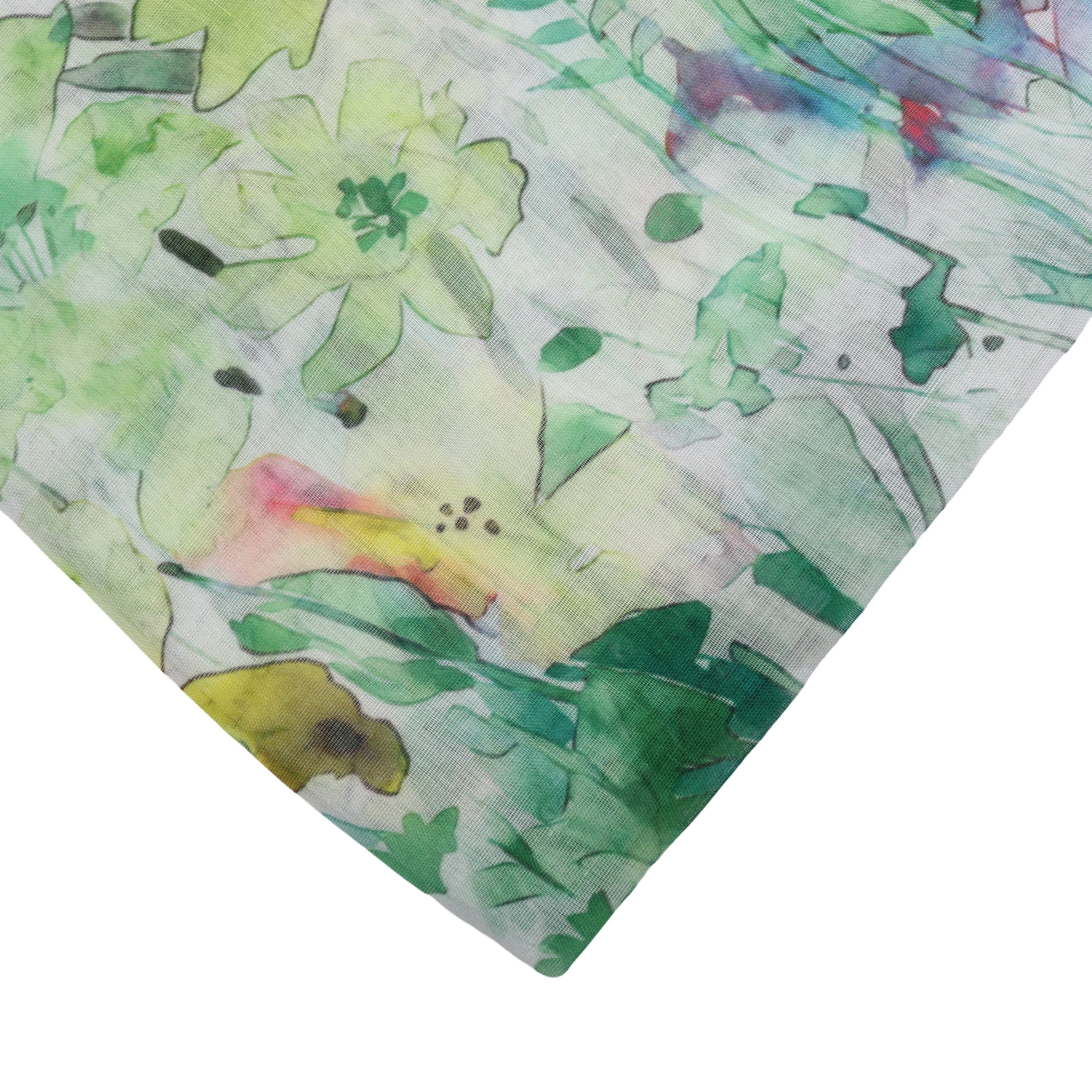 MIRROSI Loop Damen Schal mit Tollem Muster Weich aus 100% Viskose, Schlauchschal, (ca.160x48cm, zweimal um den Hals wickelbar), Damen Halstuch Stola ideal für F – Bild 3 von 4