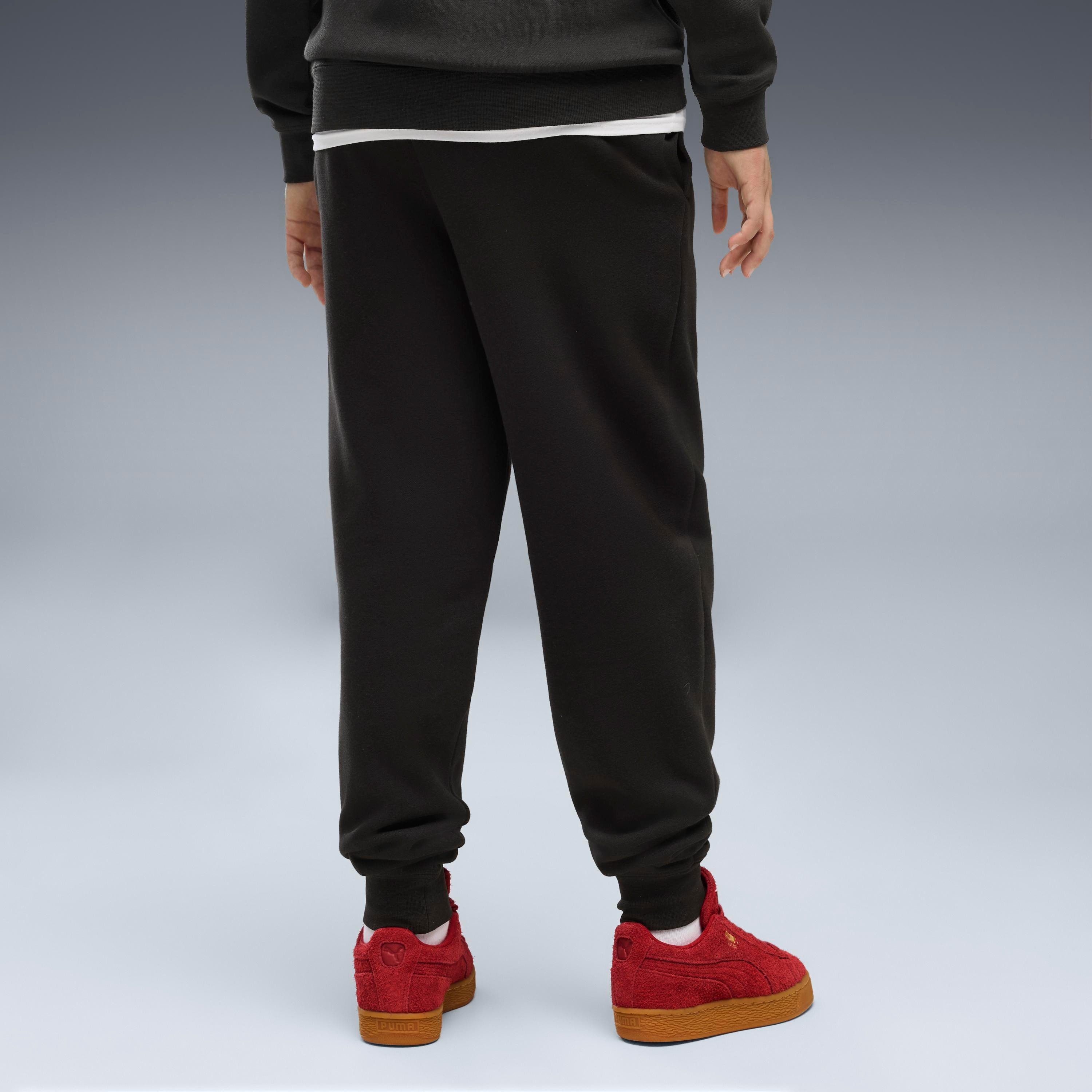 PUMA Trainingshose ESS 2 COLOR NO 1 LOGO SWEATPANTS FL B mit elastischem Bund, mit gerippten Bündchen – Bild 2 von 5