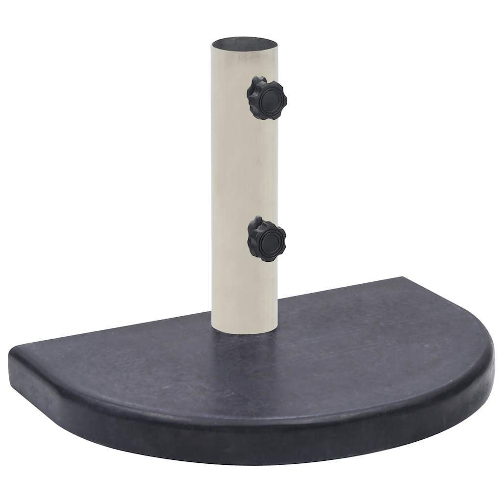 vidaXL Schirmhalter Schirmständer Schwarz 40x28x4 cm Granit, 1 tlg. – Bild 4 von 5