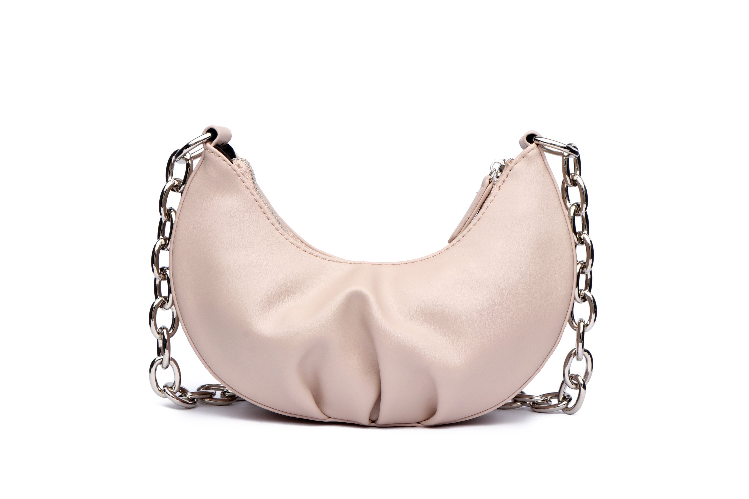 COLLEZIONE ALESSANDRO Schultertasche Kasumi, mit kleinen Falten und grober Schulterkette