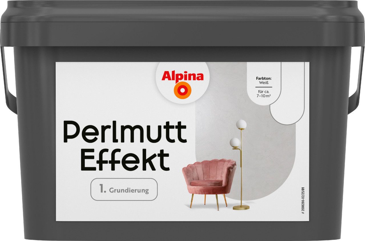 Alpina Wandgrundierung Alpina Grundierung für Effektfarben Perlmutt weiß
