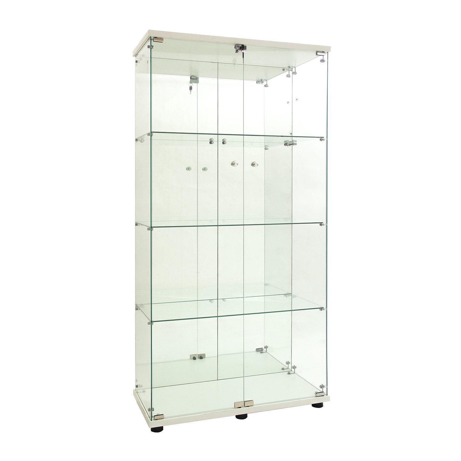 Furnishings Home Glasvitrine Vitrine Doppeltür Eckvitrine, günstig online kaufen