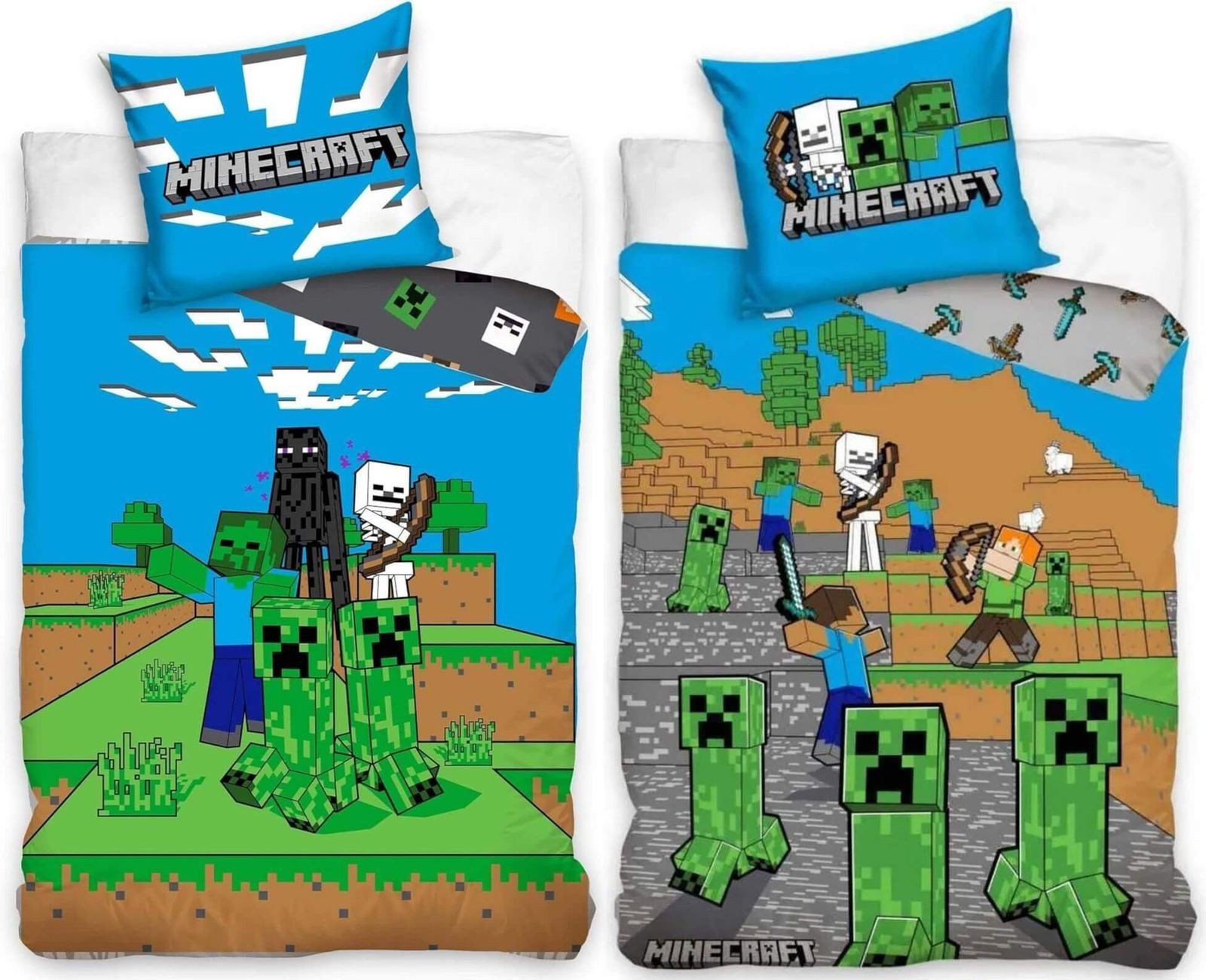 Carbotex Bettwäsche Minecraft - 2 x günstig online kaufen
