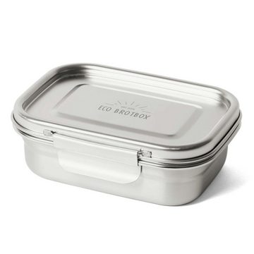 ECO Brotbox Lunchbox Yumi+ M (700 ml), Edelstahl, auslaufsicher, mit Gummiband