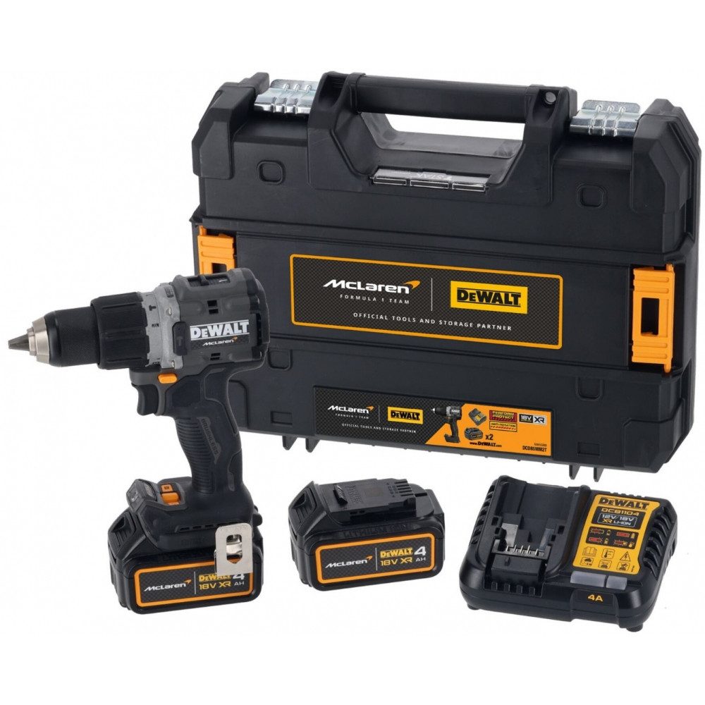 DeWalt Akku-Schlagbohrschrauber DCD85MM2T McLaren Design - Akku-Schlagbohrschrauber - schwarz/gelb