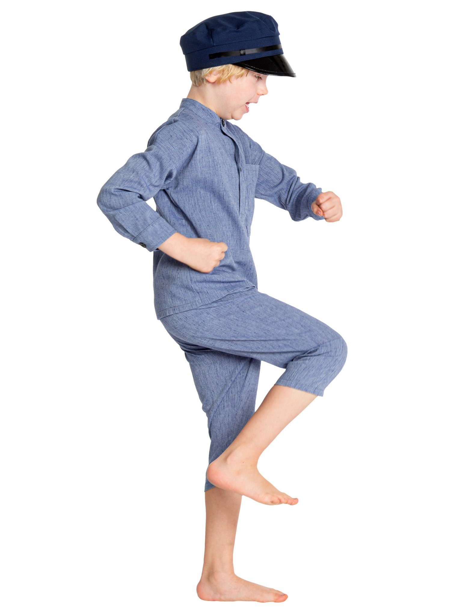 Maskworld Kostüm Michel aus Lönneberga - Faschingskostüm Kinder, Kostüm für freche Jungs aus robusten Naturmaterialien