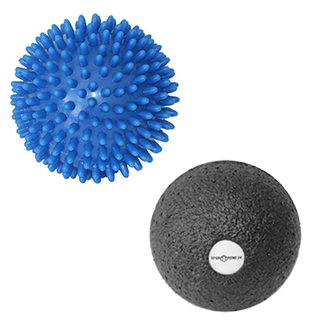 Massageball ø 9cm Massageball Igelball + 8cm Faszienball