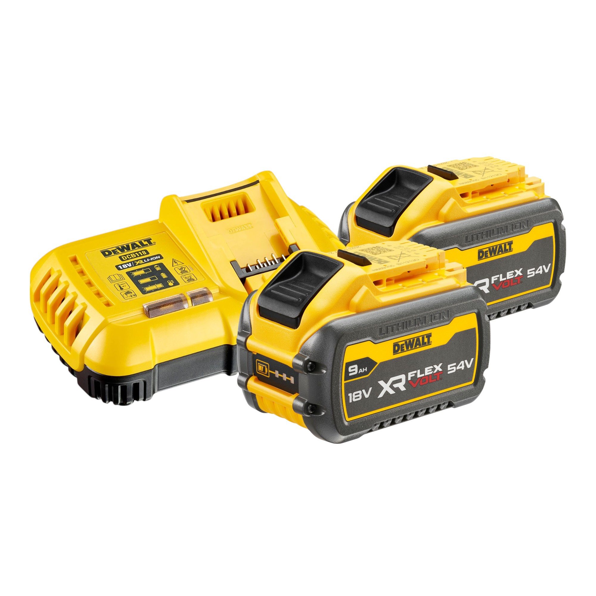 DeWalt Akku-Kettensäge DCMCS 575 X2 Akku Kettensäge 54 V FlexVolt 50 cm Brushless + 2x Akku