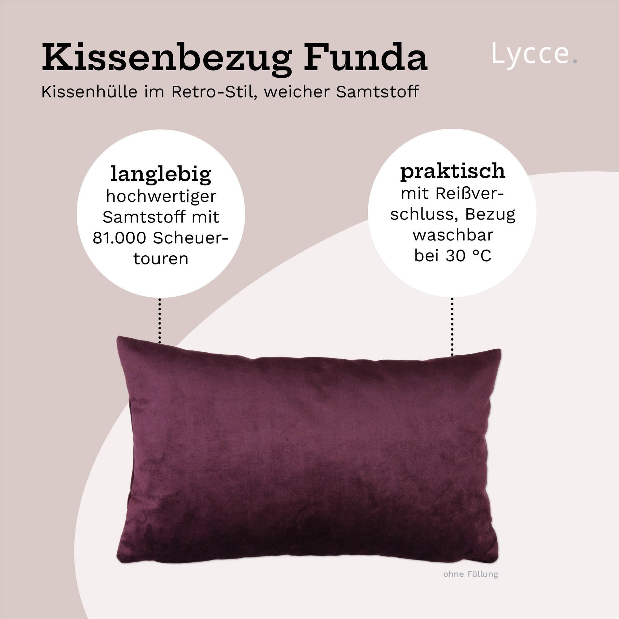 Lycce Dekokissen Kissenbezüge FUNDA Retro Samt Kissenbezug Kissenhülle Deko günstig online kaufen