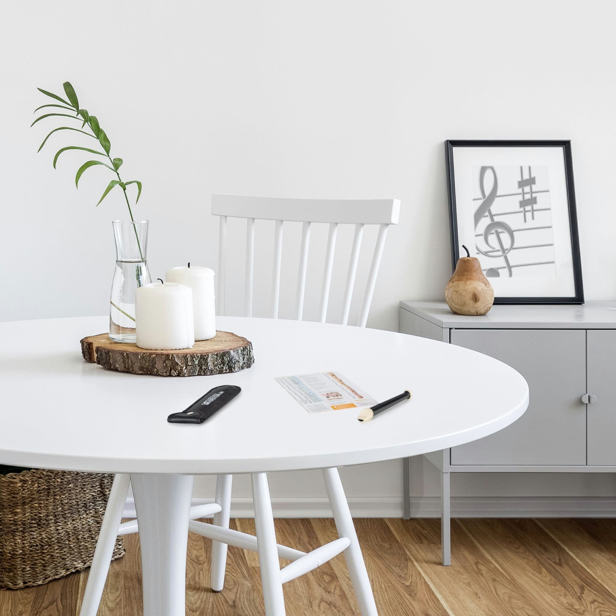 Classic Cantabile Blockflöte Garklein Flöte - Sopranino-Blockflöte aus Kunststoff Sopranino Barock, Hochwertige Verarbeitung