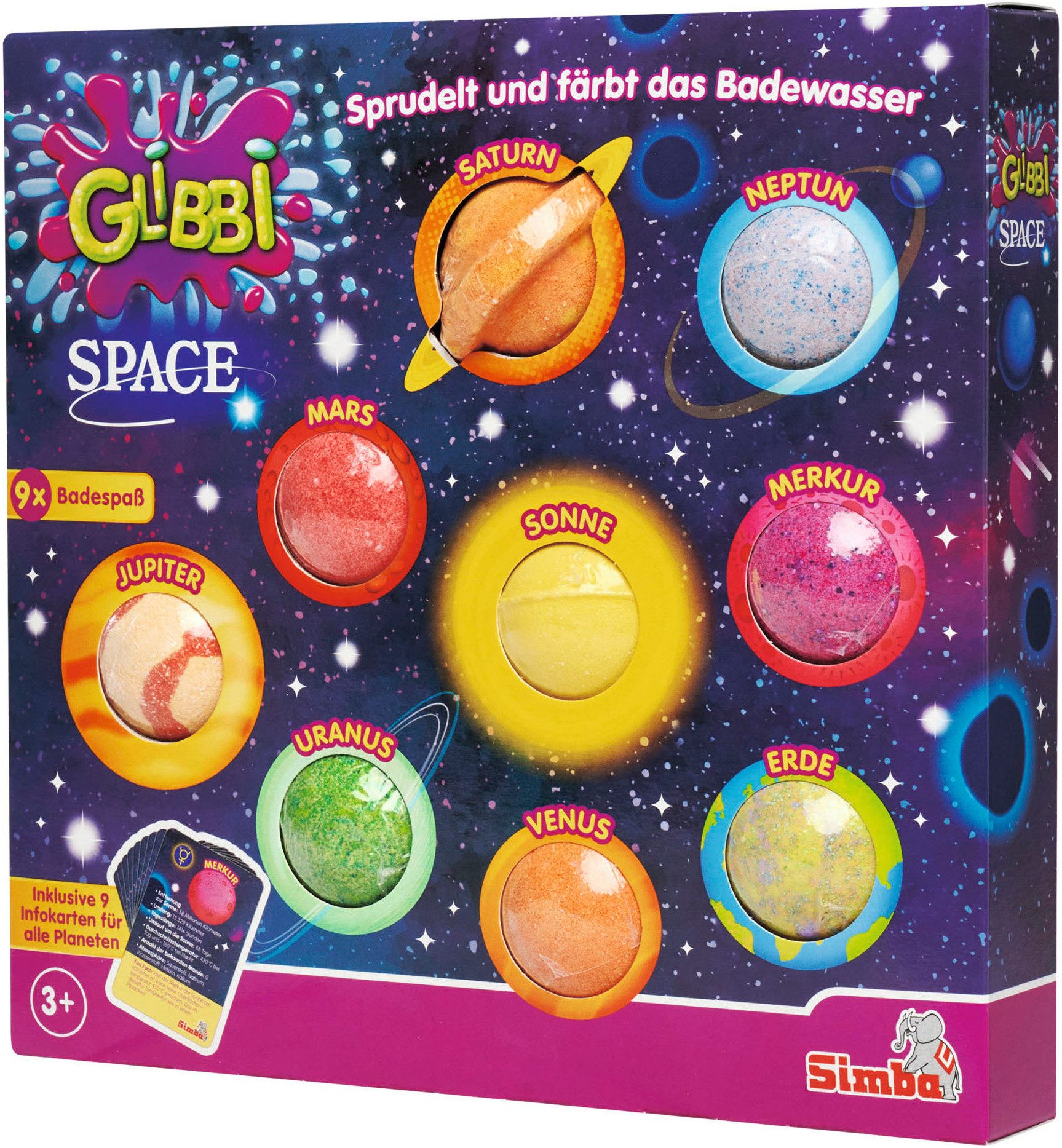 SIMBA Badespielzeug Badebomben Glibbi Space, Made in Europe günstig online kaufen