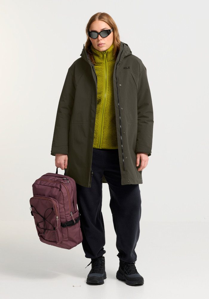 Jack Wolfskin Funktionsparka ICE FLARE PARKA W Winterparka, wasserdicht, warm
