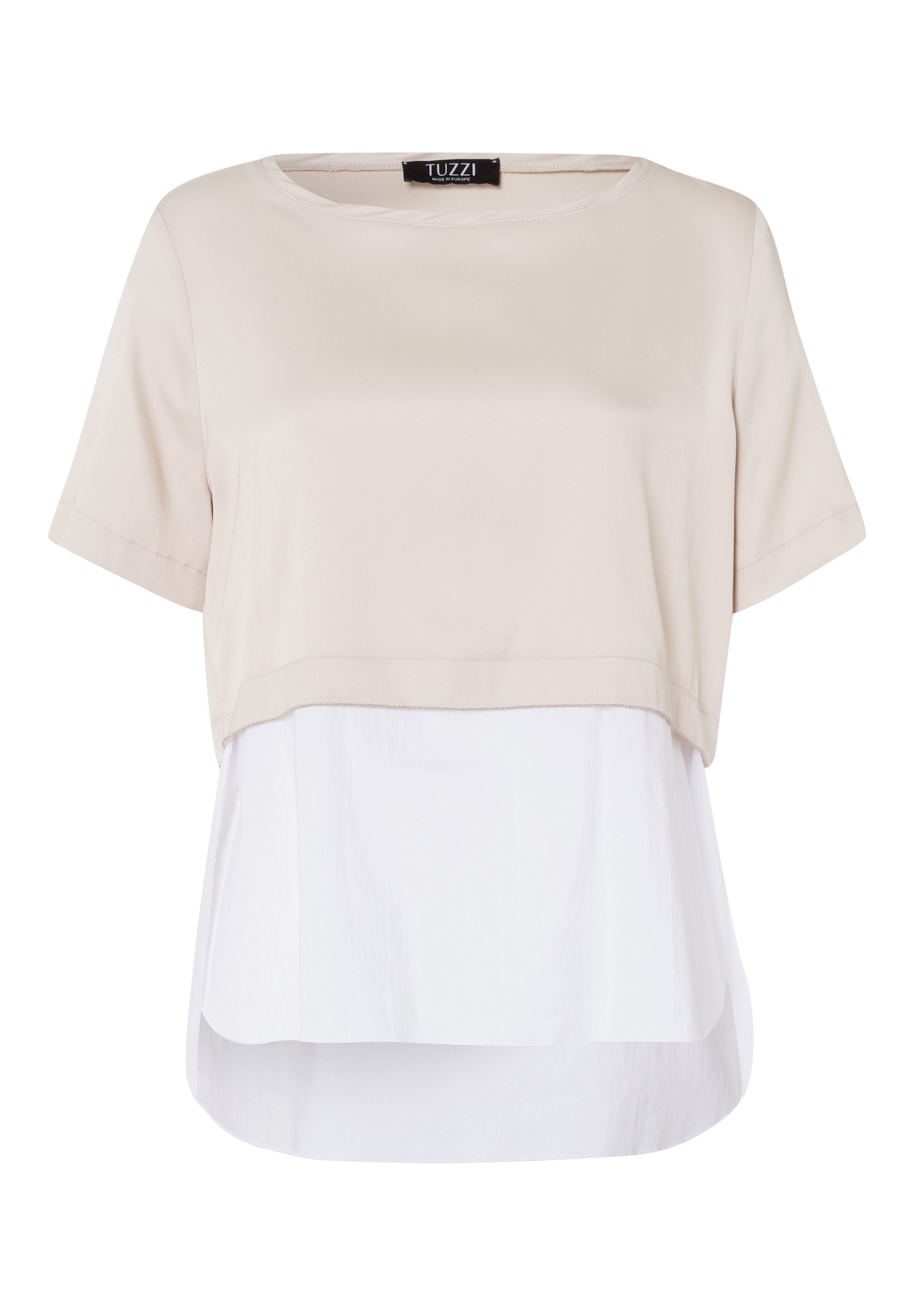 TUZZI Kurzarmshirt mit Layering-Effekt günstig online kaufen
