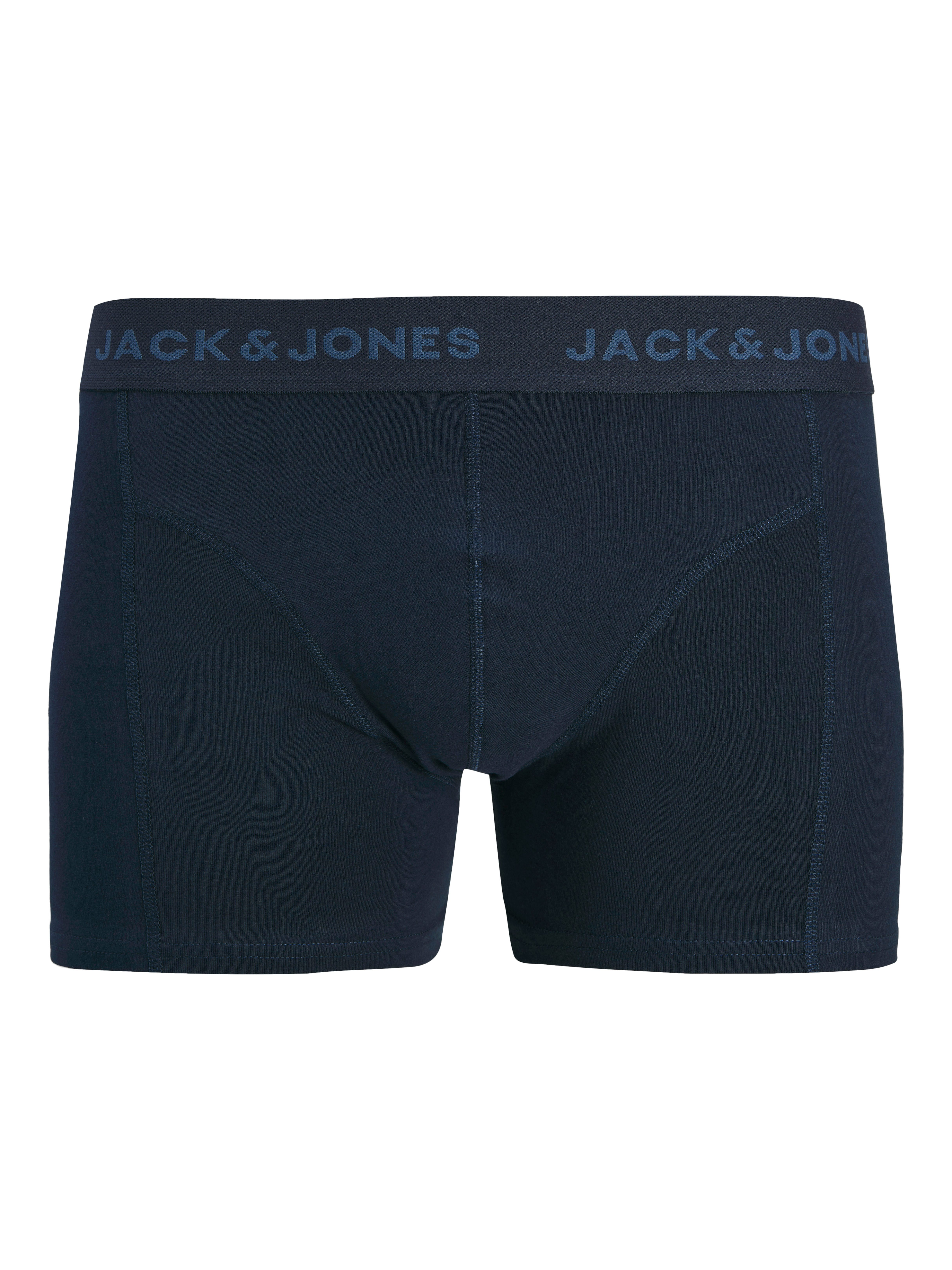 Jack & Jones Trunk JACJEREMIAH SOLID TRUNKS 3 PACK (Packung, 3-St) Baumwollmischung, elastischer Bund