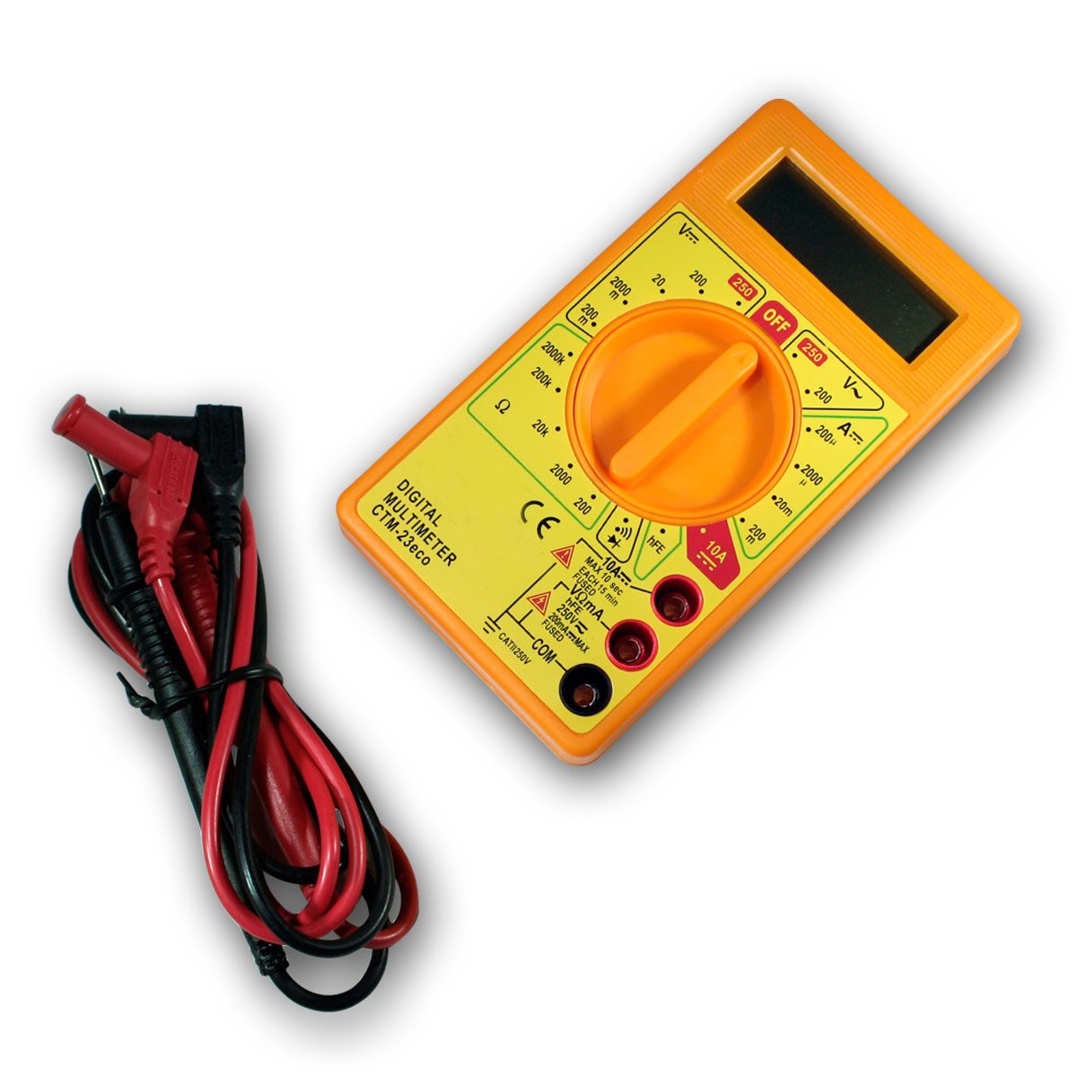 ChiliTec Multimeter Digital-Multimeter "CTM-23 eco" inkl. Prüfkabel