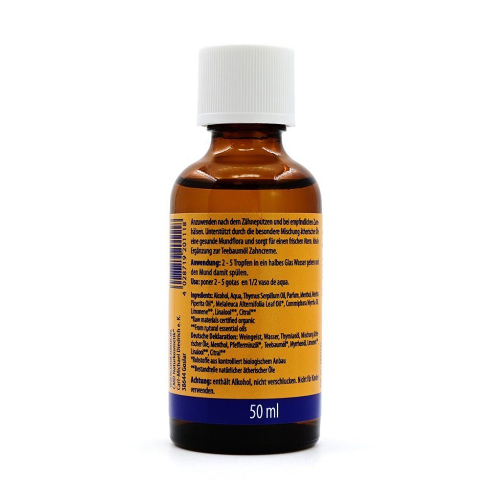 Axisis GmbH Mundwasser TEEBAUM ÖL MUNDWASSER CMD, 50 ml